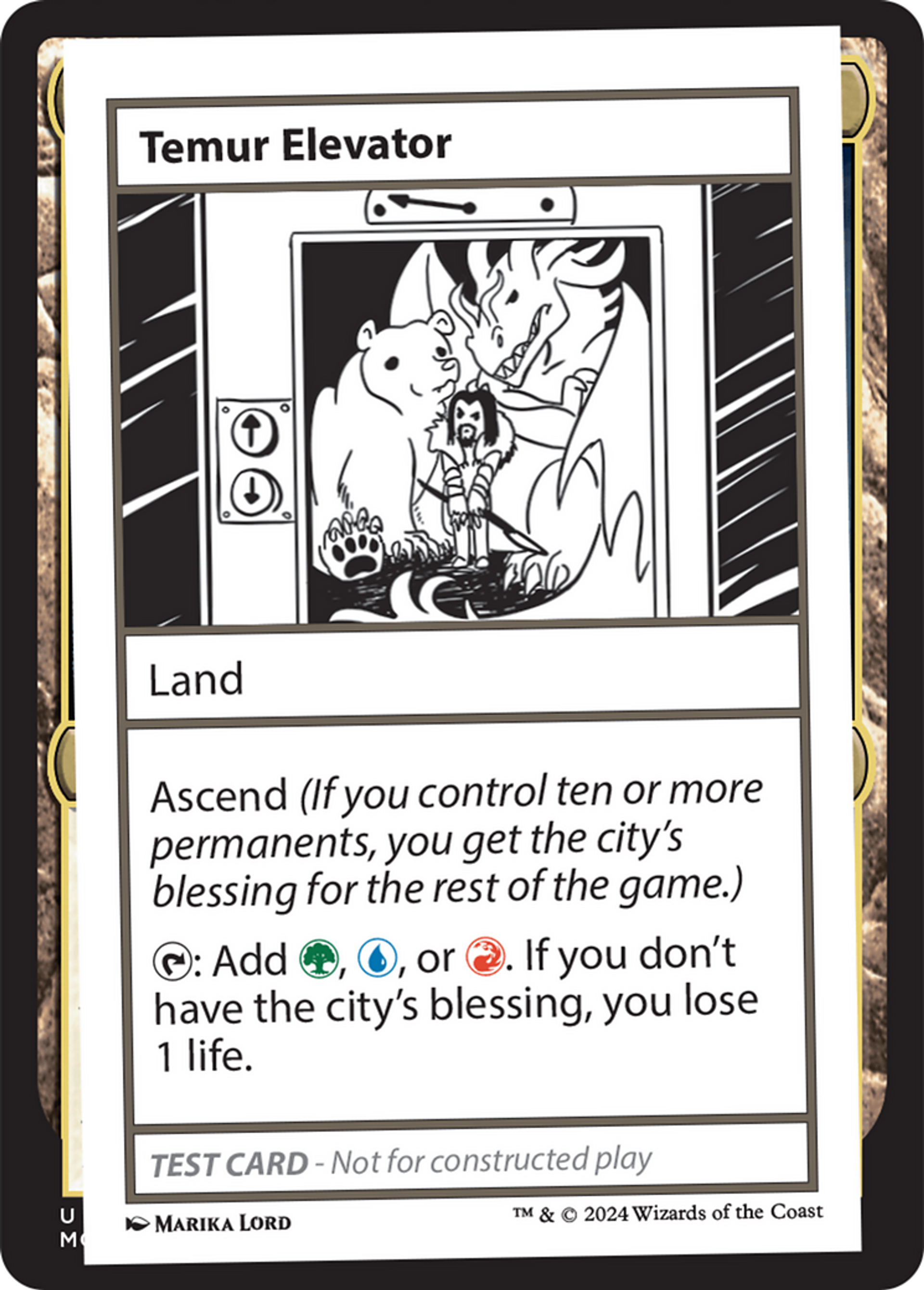 Temur Elevator — Mystery Booster 2 — Magic: The Gathering