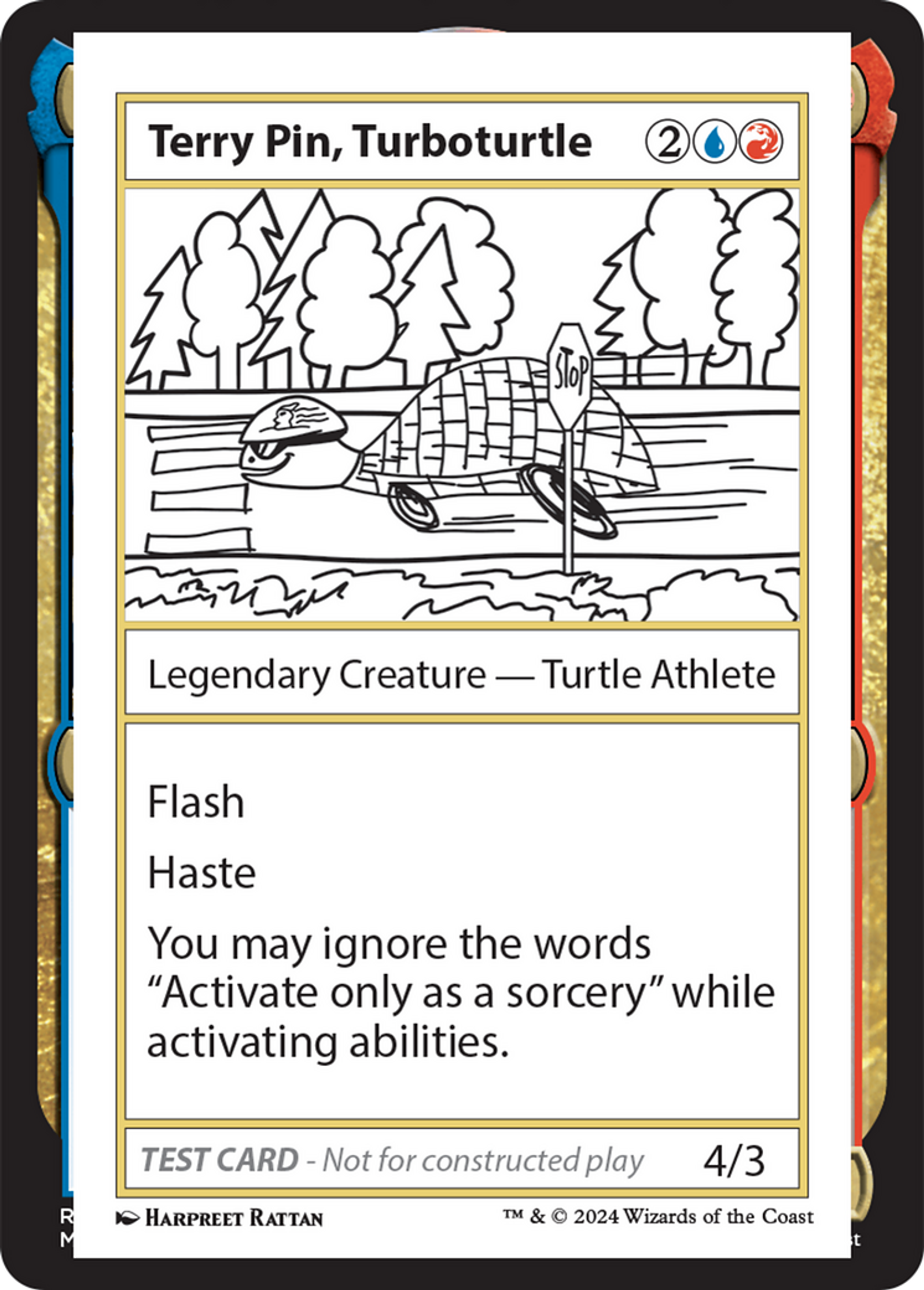 Terry Pin, Turboturtle — Mystery Booster 2 — Magic: The Gathering