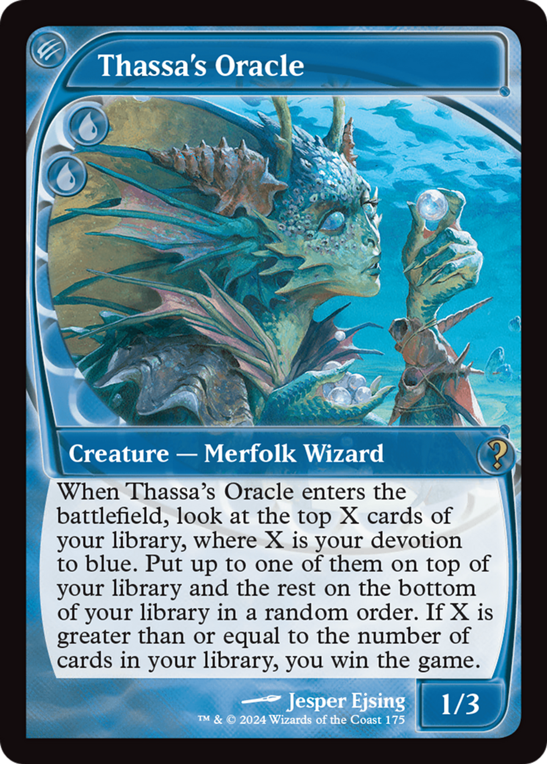 Oracle de Thassa — Mystery Booster 2 — Magic: The Gathering