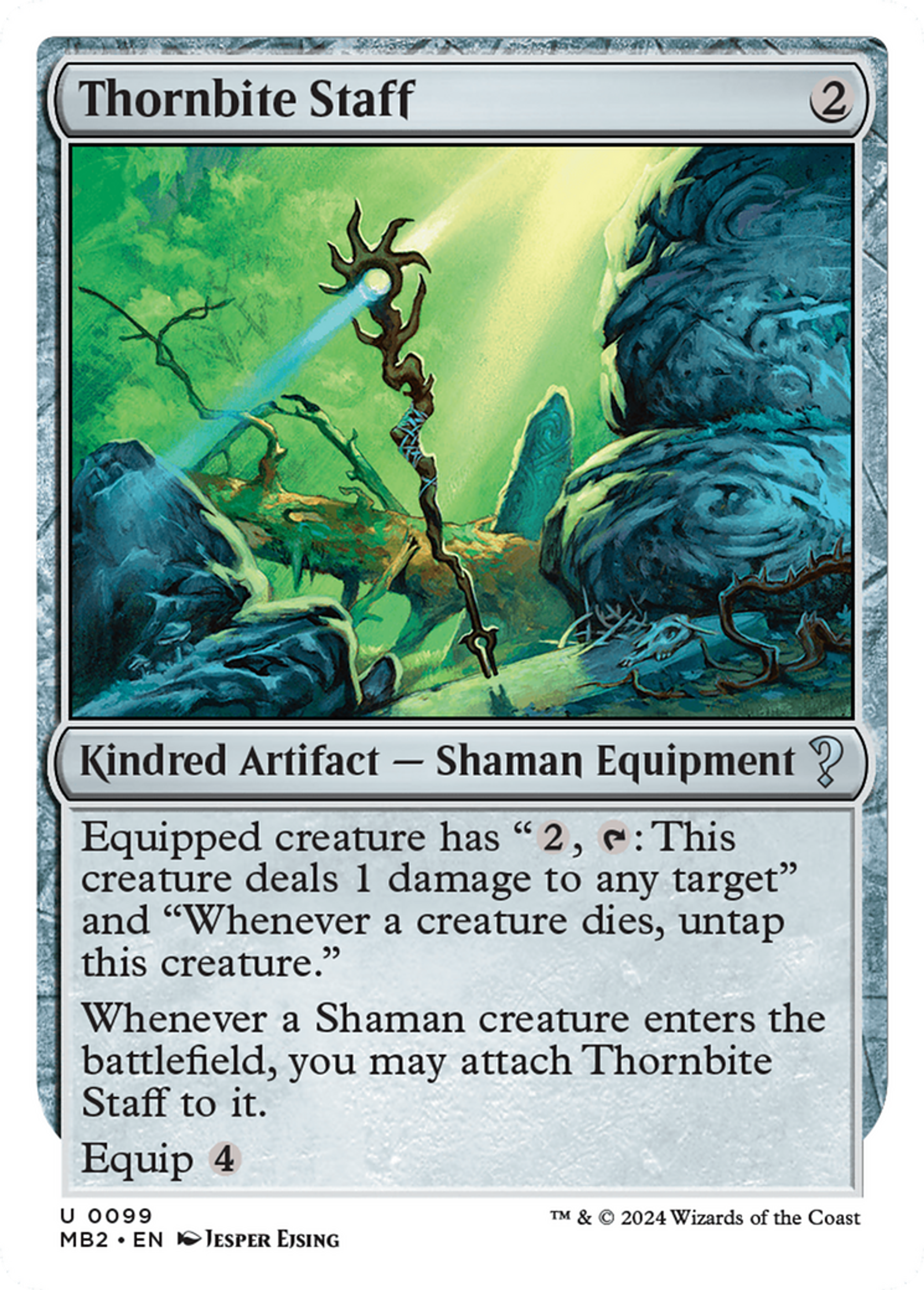 Bâton mordépine — Mystery Booster 2 — Magic: The Gathering