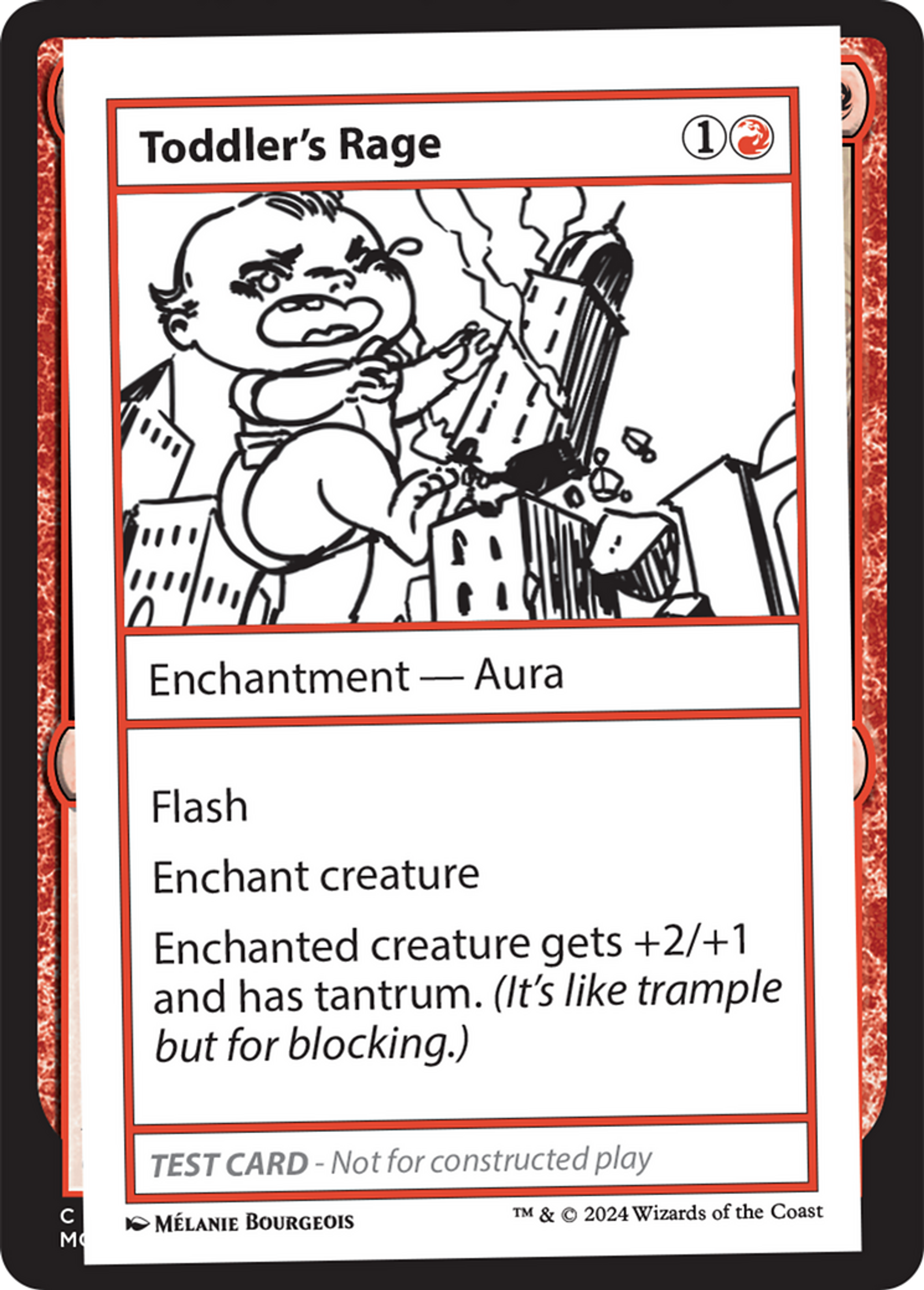 Toddler's Rage — Mystery Booster 2 — Magic: The Gathering