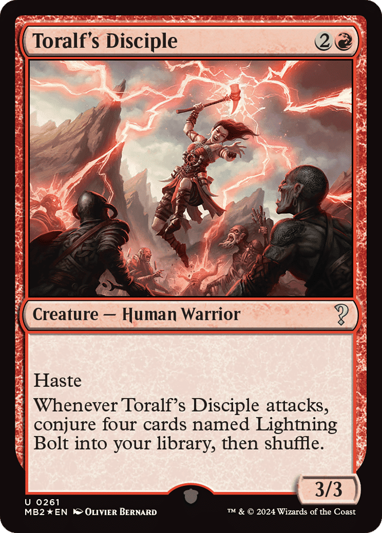 Toralf's Disciple — Mystery Booster 2 — Magic: The Gathering