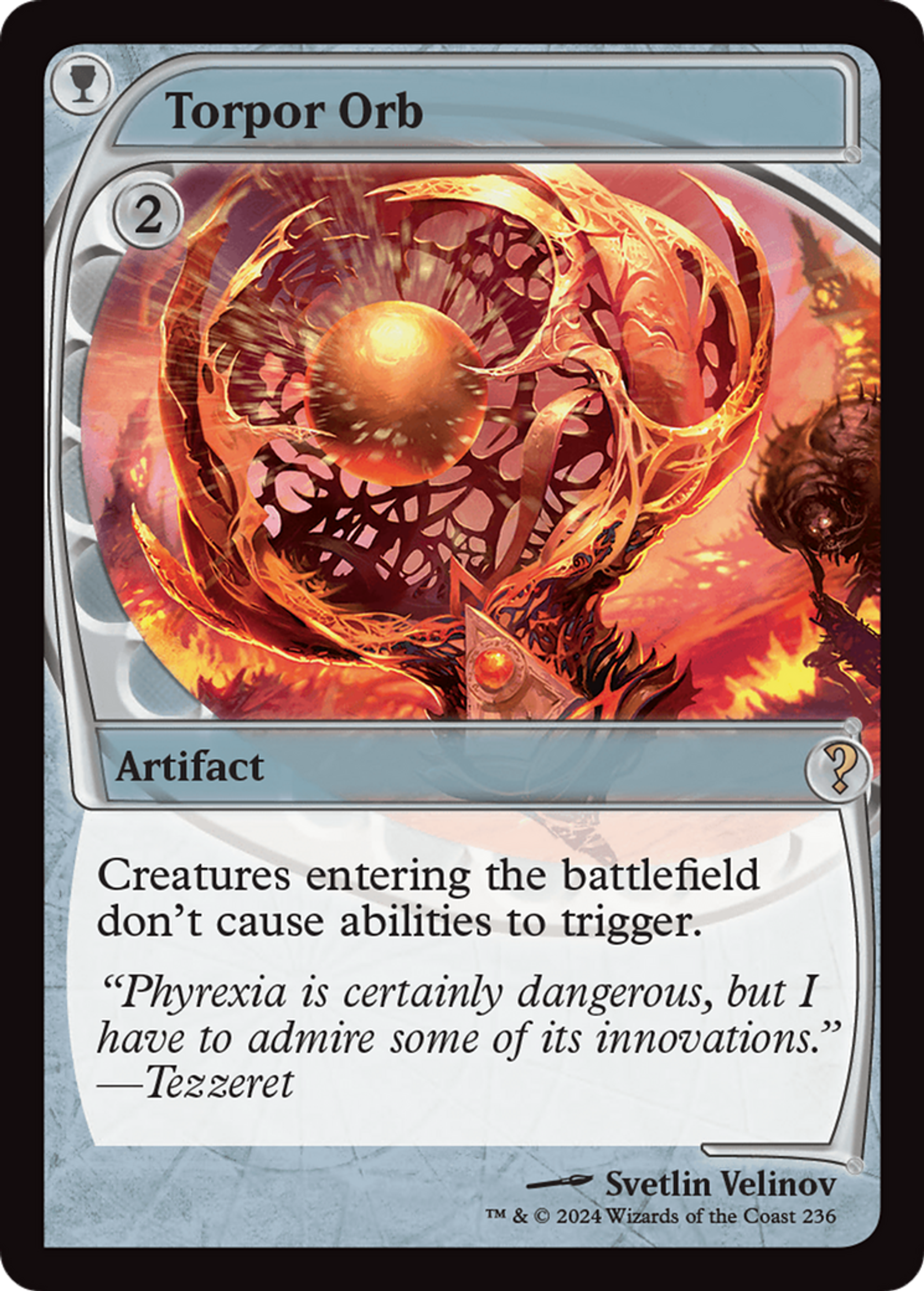 Torpor Orb — Mystery Booster 2 — Magic: The Gathering