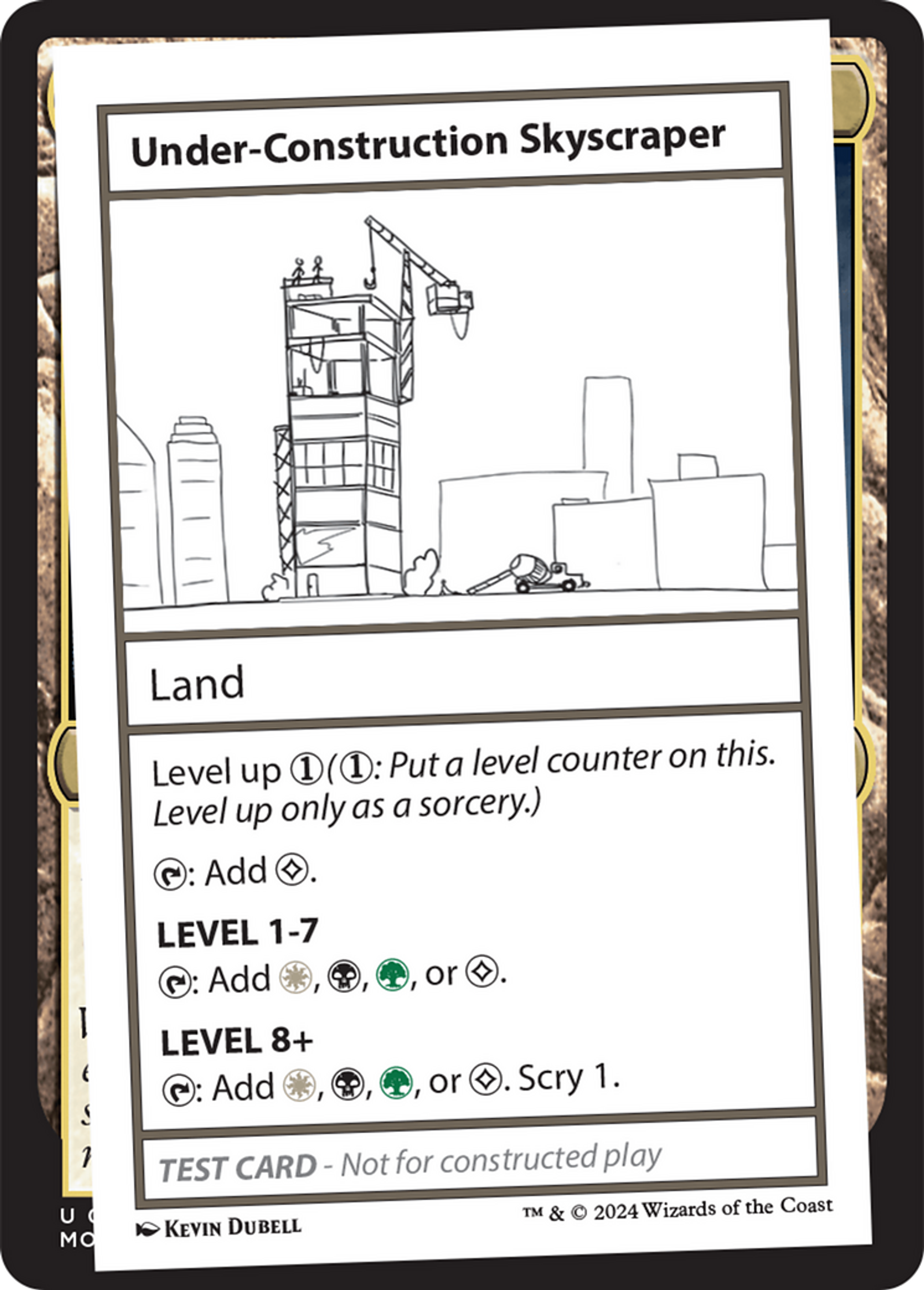 Under-Construction Skyscraper — Mystery Booster 2 — Magic: The Gathering