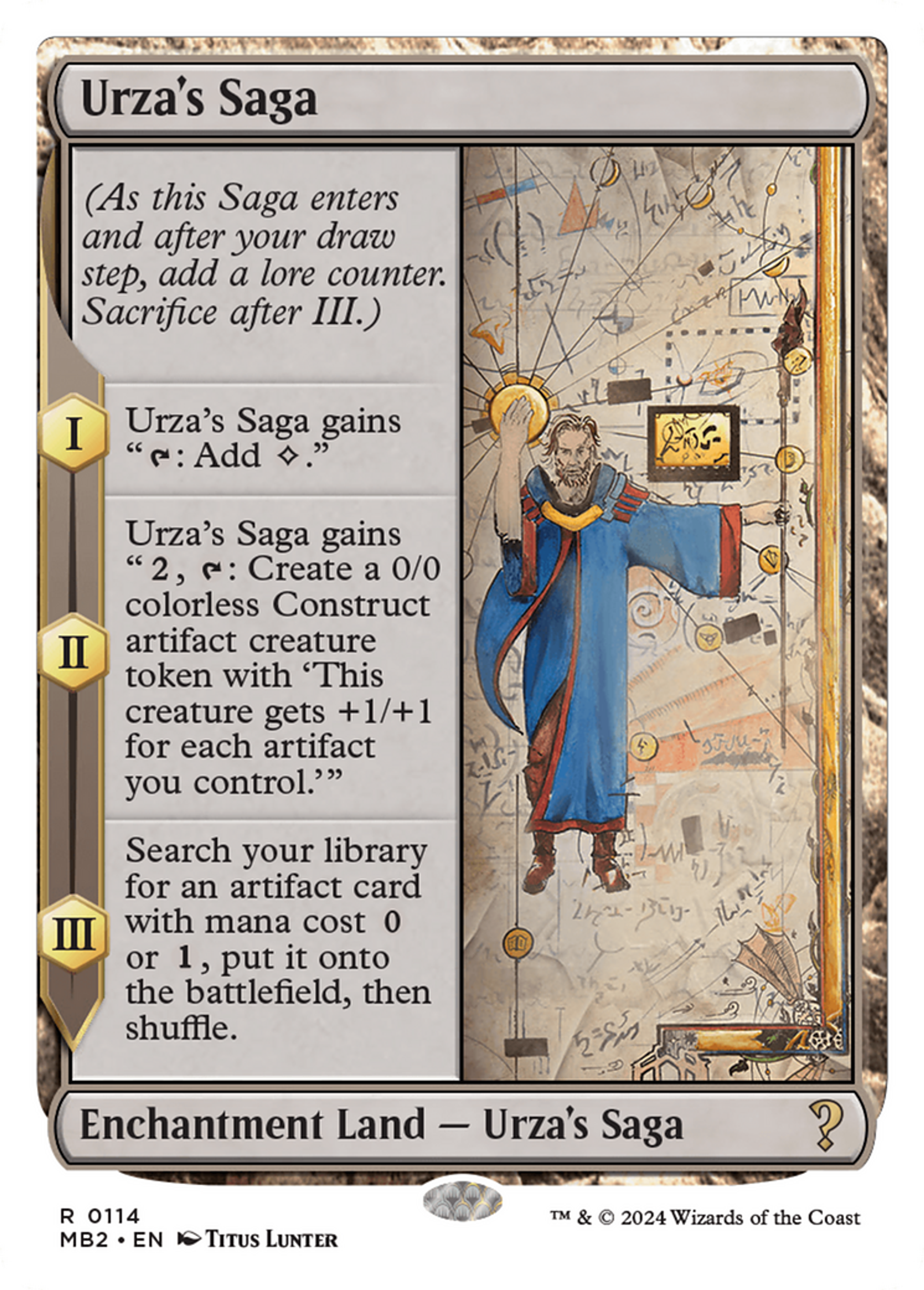 Épopée d'Urza — Mystery Booster 2 — Magic: The Gathering