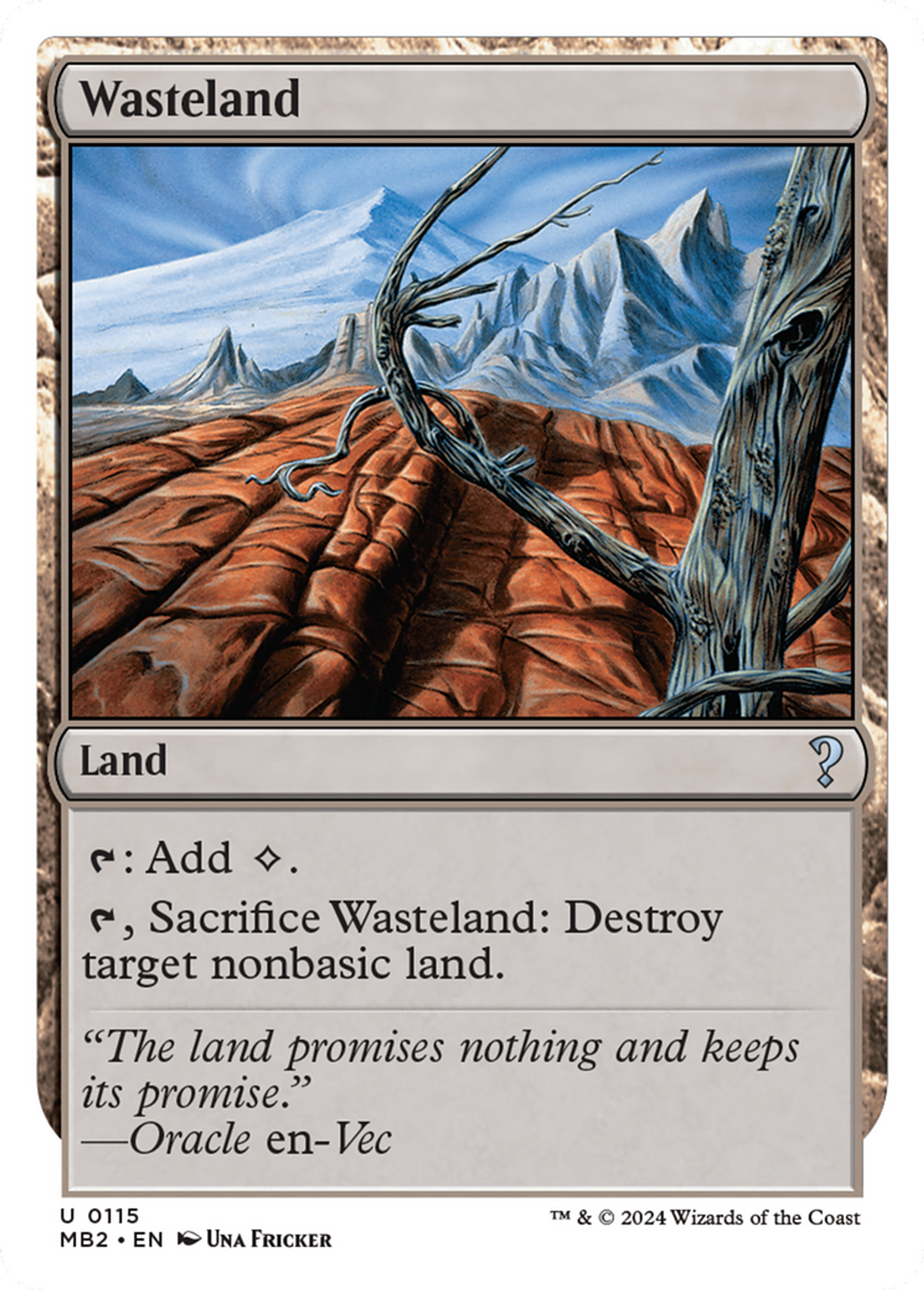 Terres dévastées — Mystery Booster 2 — Magic: The Gathering