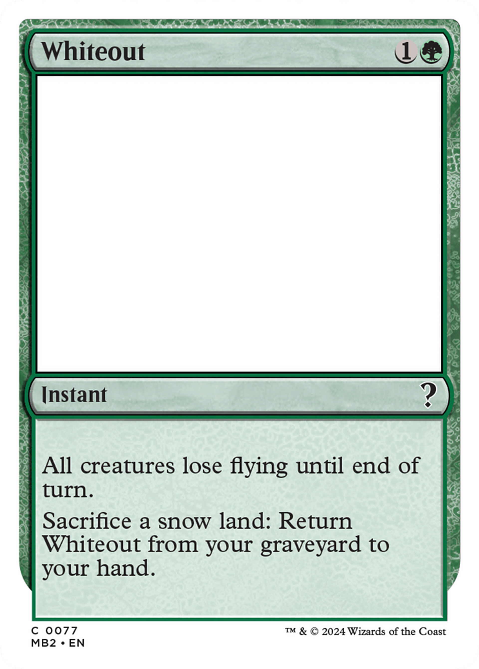 Brouillard polaire — Mystery Booster 2 — Magic: The Gathering