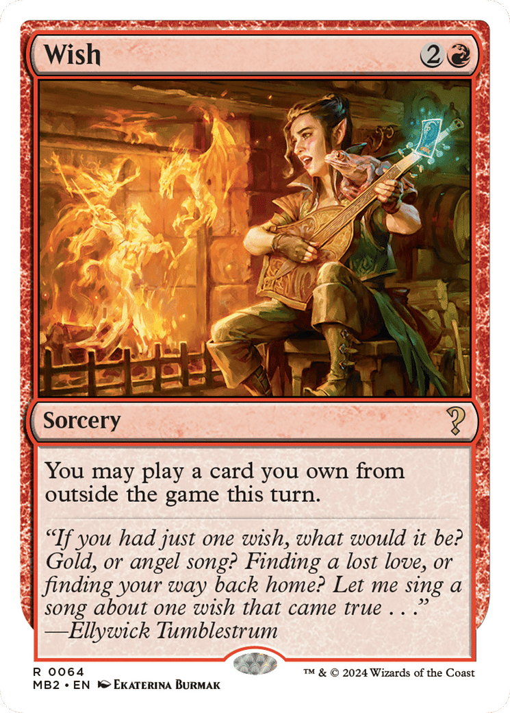Wish — Mystery Booster 2 — Magic: The Gathering