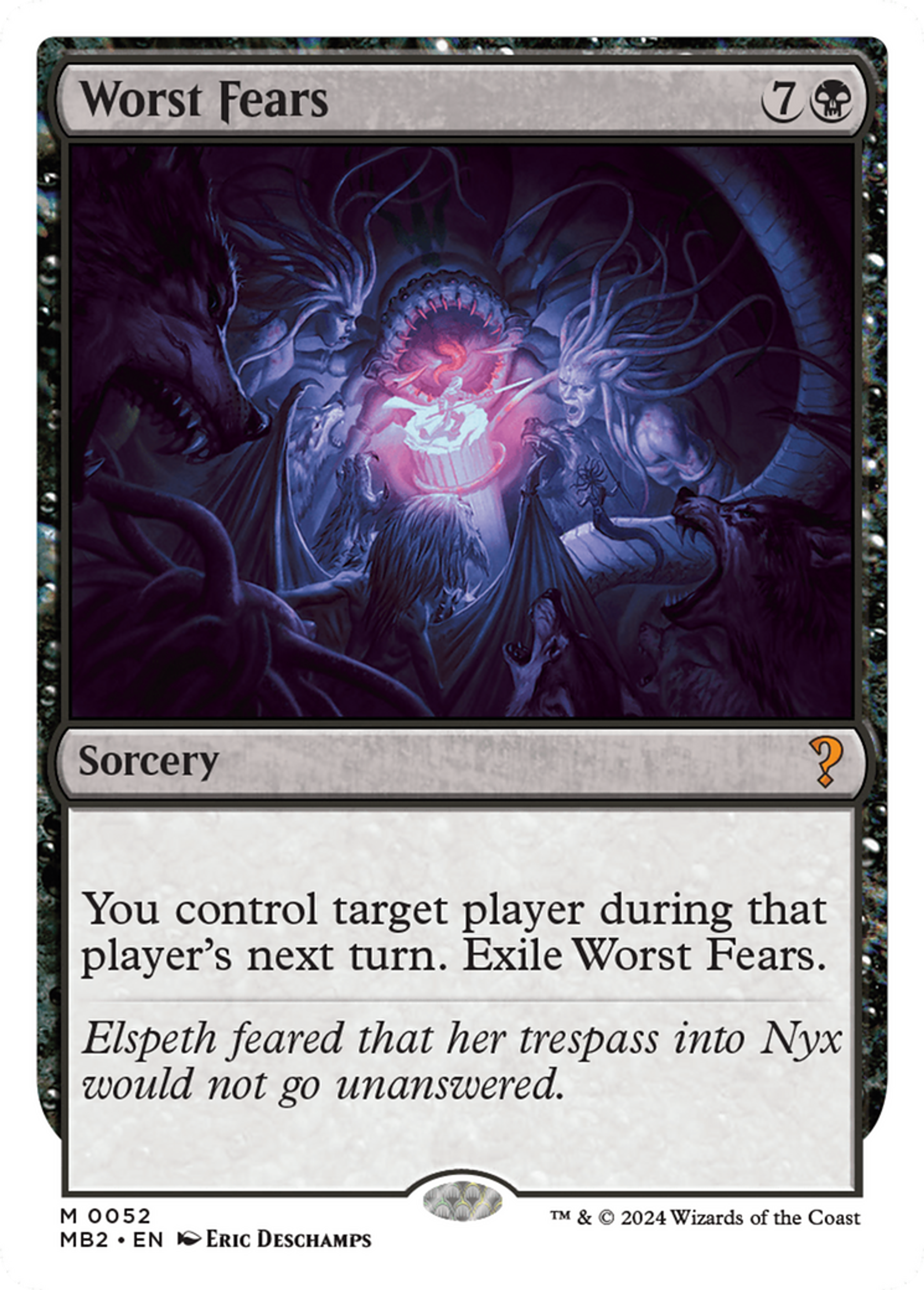 Pires craintes — Mystery Booster 2 — Magic: The Gathering
