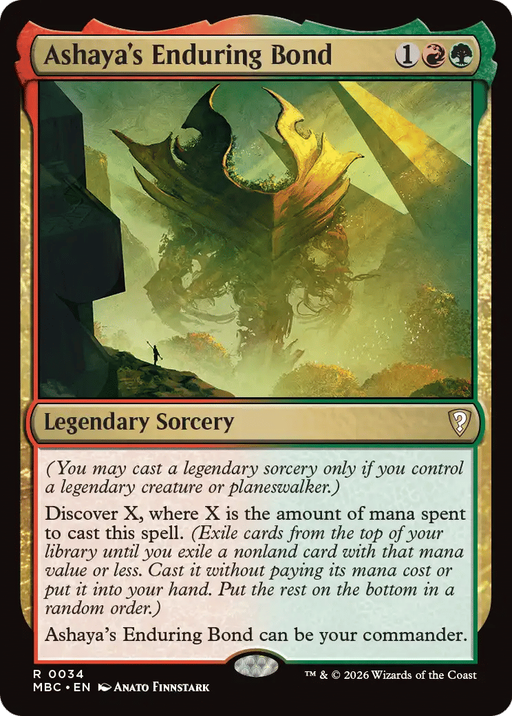 Ashaya's Enduring Bond — Mystery Booster Commander Edition — Magic: The Gathering