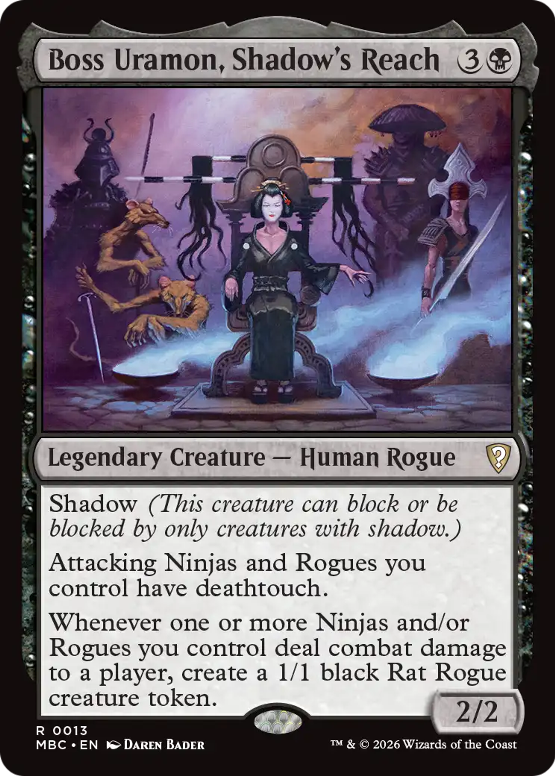 Boss Uramon, Shadow's Reach — Mystery Booster Commander Edition — Magic: The Gathering