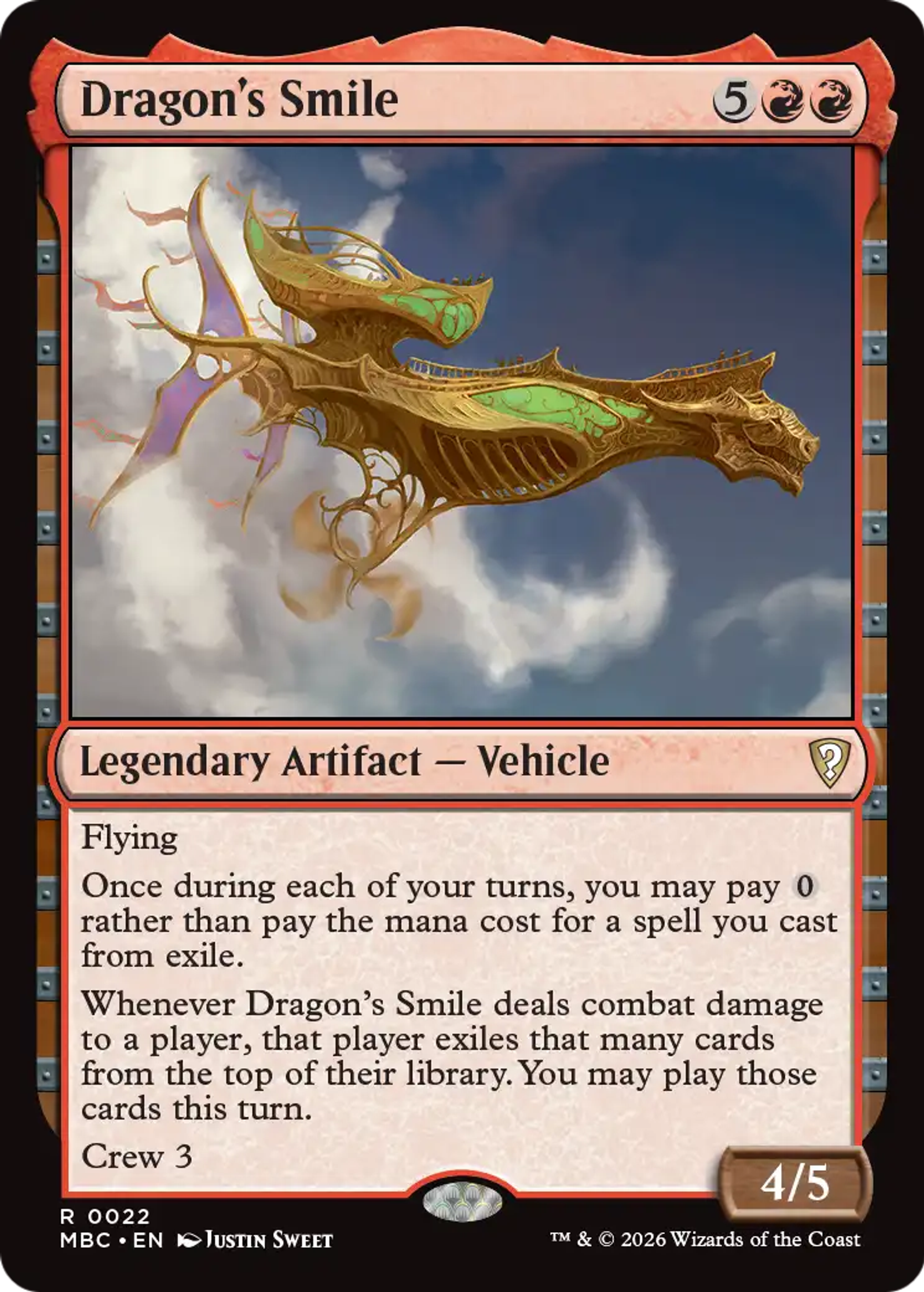 Dragon's Smile — Mystery Booster Commander Edition — Magic: The Gathering