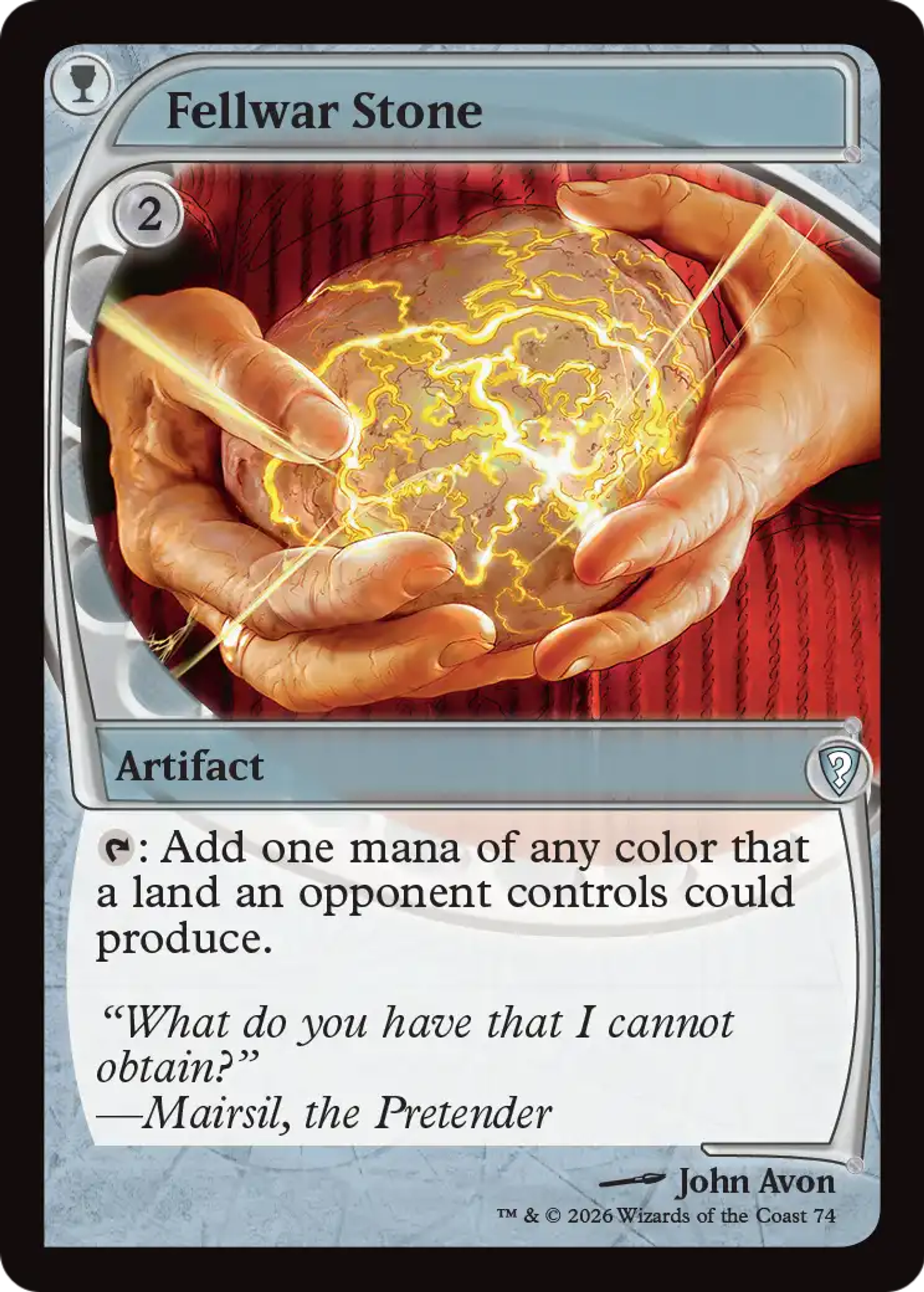 Fellwar Stone — Mystery Booster Commander Edition — Magic: The Gathering