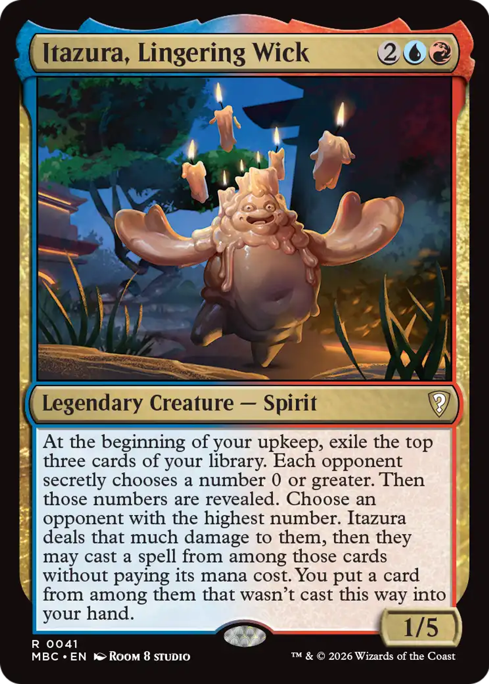 Itazura, Lingering Wick — Mystery Booster Commander Edition — Magic: The Gathering