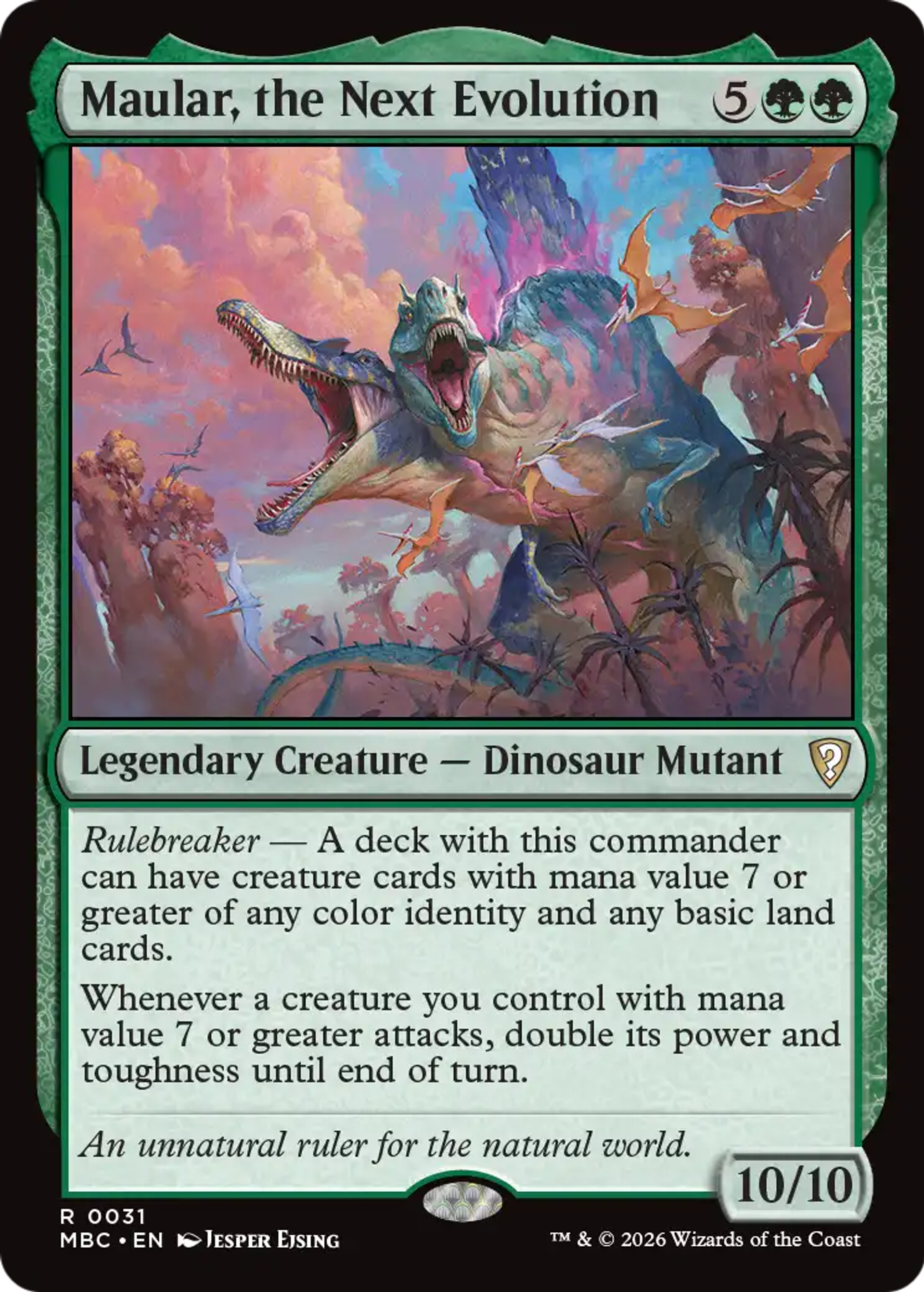 Maular, the Next Evolution — Mystery Booster Commander Edition — Magic: The Gathering