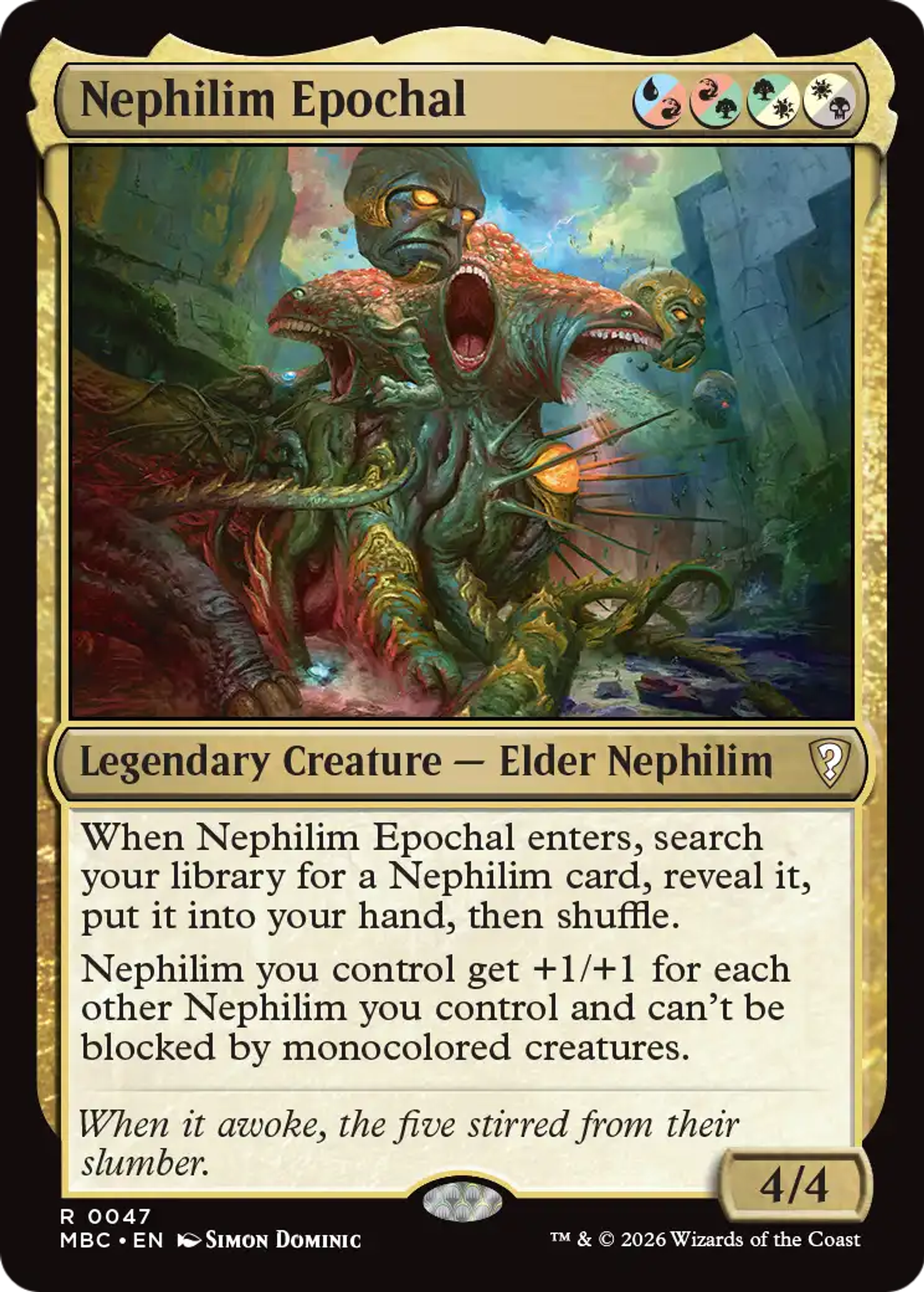 Nephilim Epochal — Mystery Booster Commander Edition — Magic: The Gathering