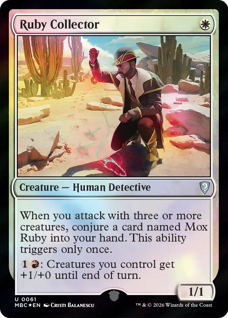 Ruby Collector — Mystery Booster Commander Edition — Magic: The Gathering