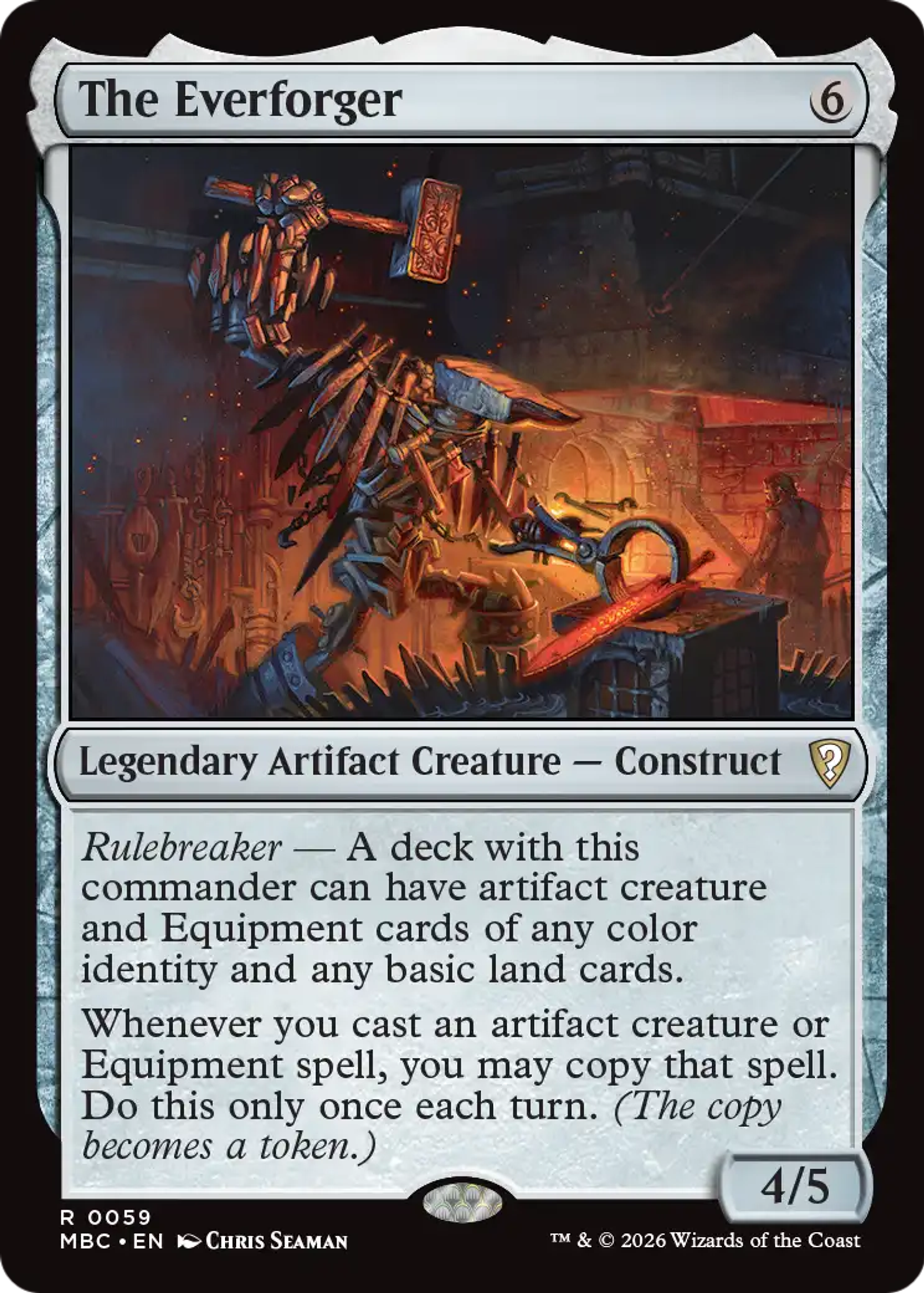 The Everforger — Mystery Booster Commander Edition — Magic: The Gathering