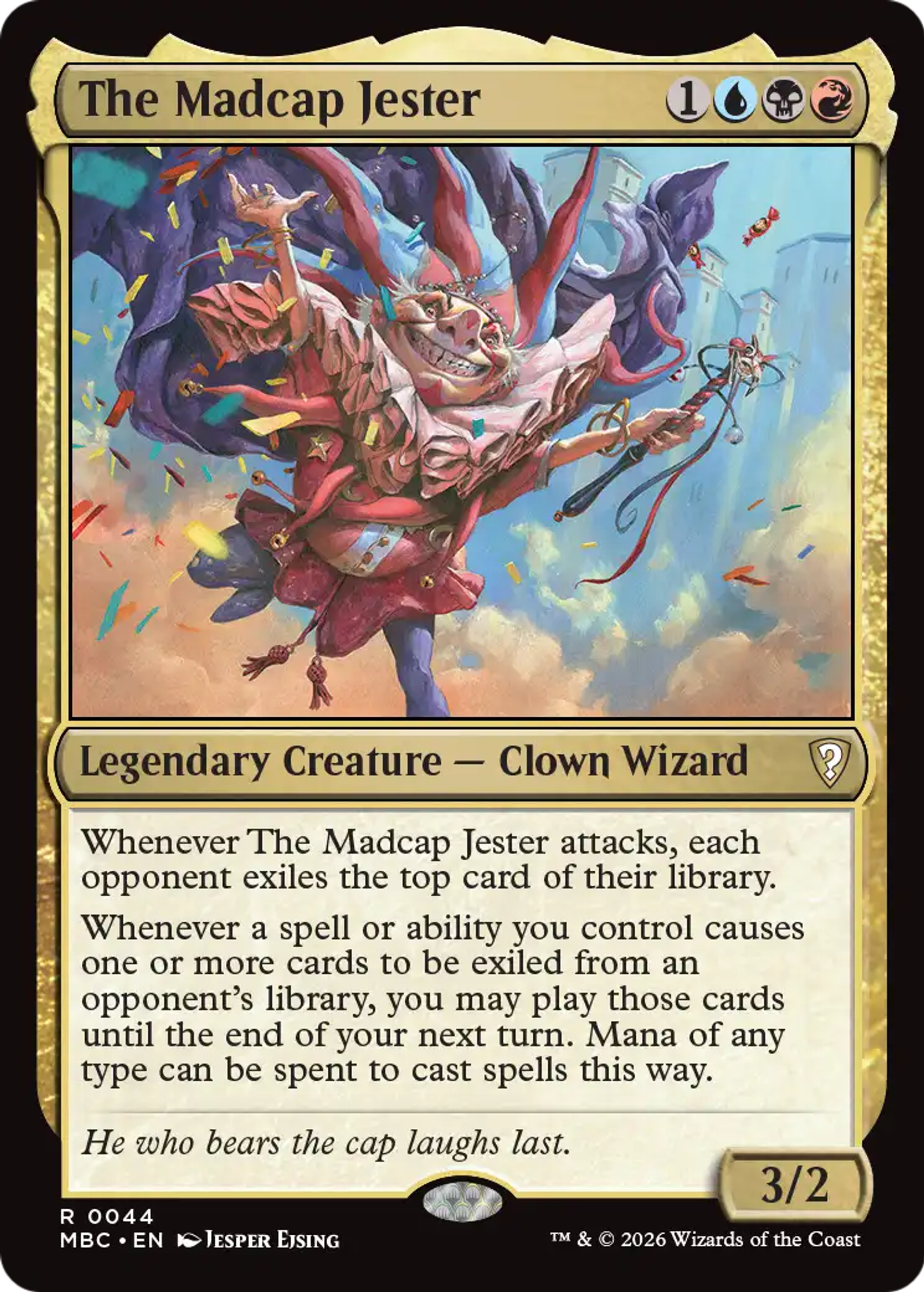 The Madcap Jester — Mystery Booster Commander Edition — Magic: The Gathering