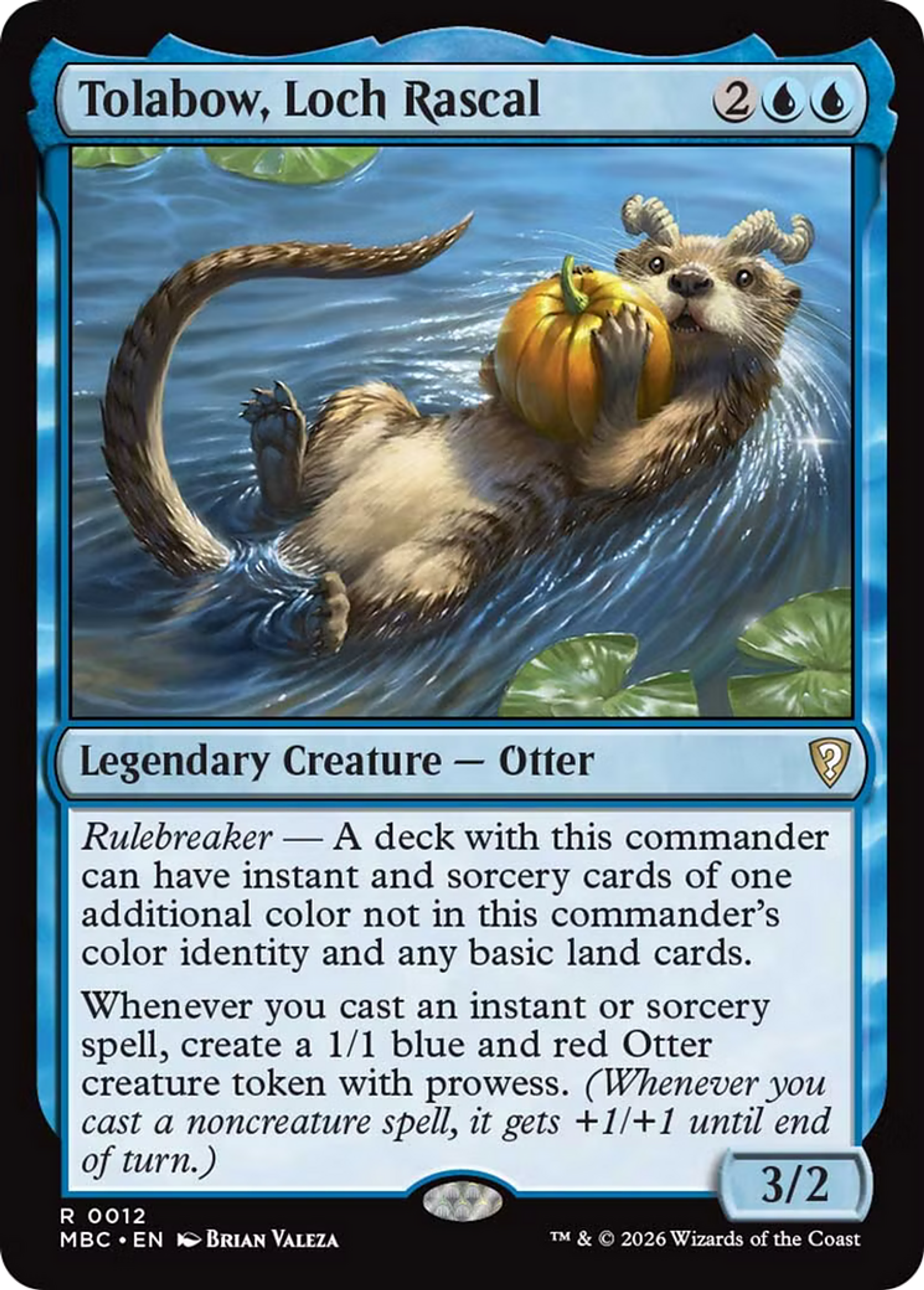 Tolabow, Loch Rascal — Mystery Booster Commander Edition — Magic: The Gathering