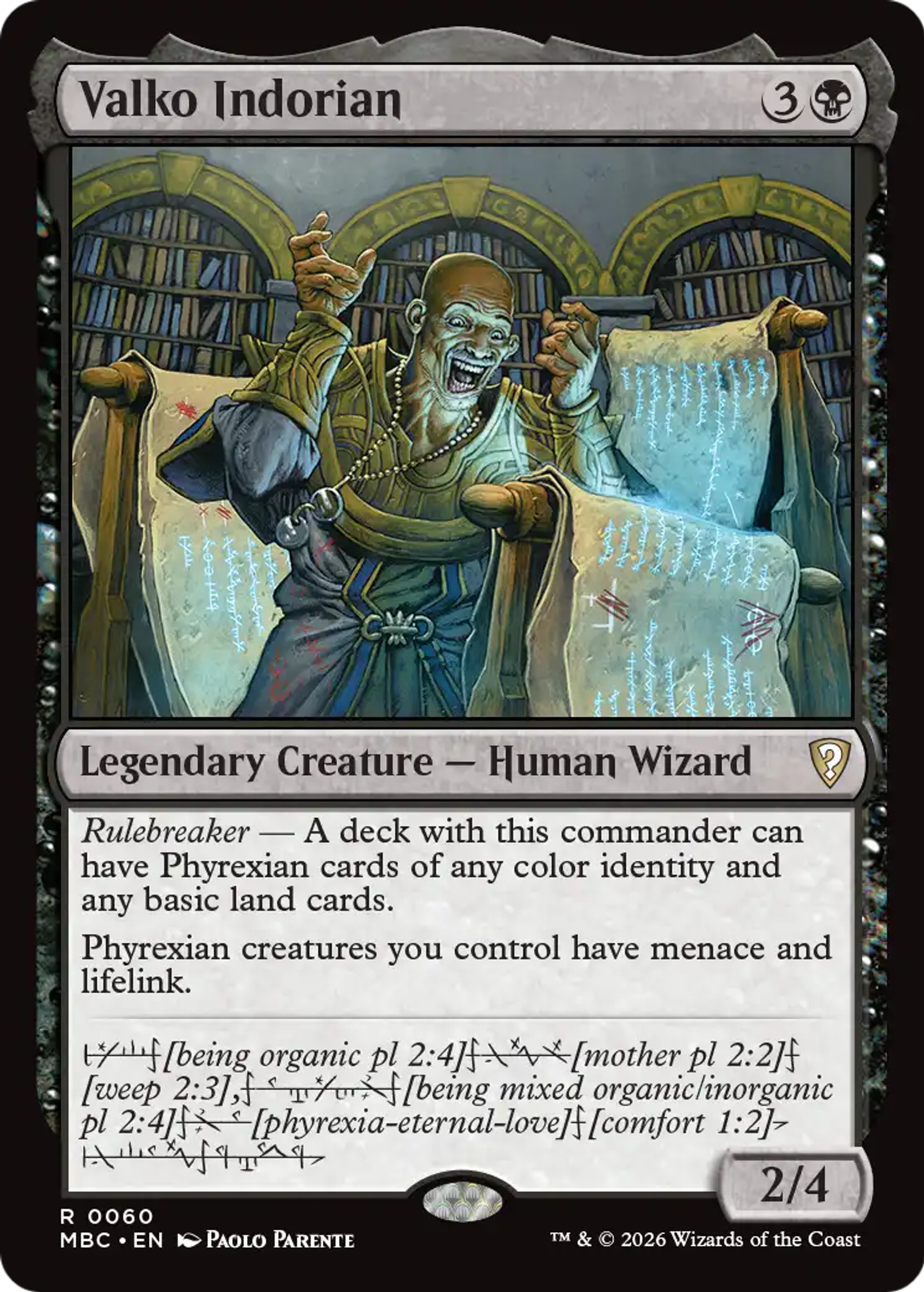 Valko Indorian — Mystery Booster Commander Edition — Magic: The Gathering