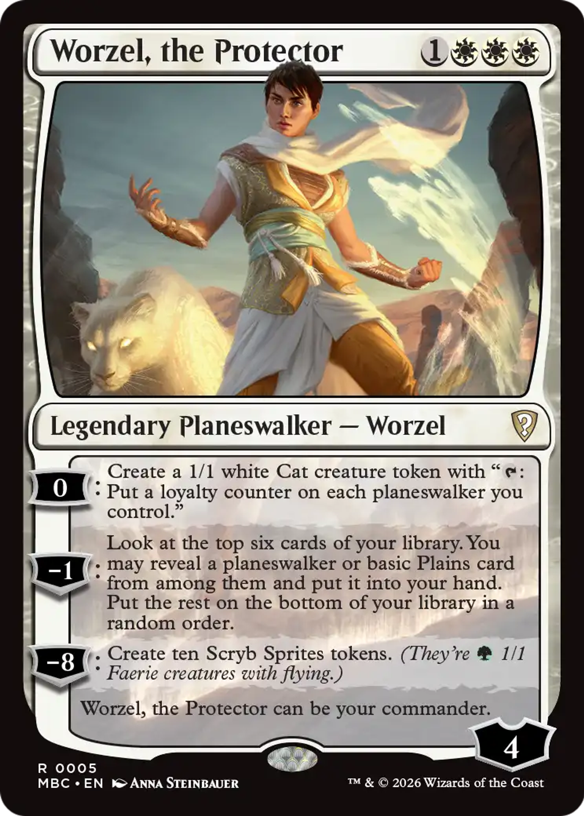 Worzel, the Protector — Mystery Booster Commander Edition — Magic: The Gathering
