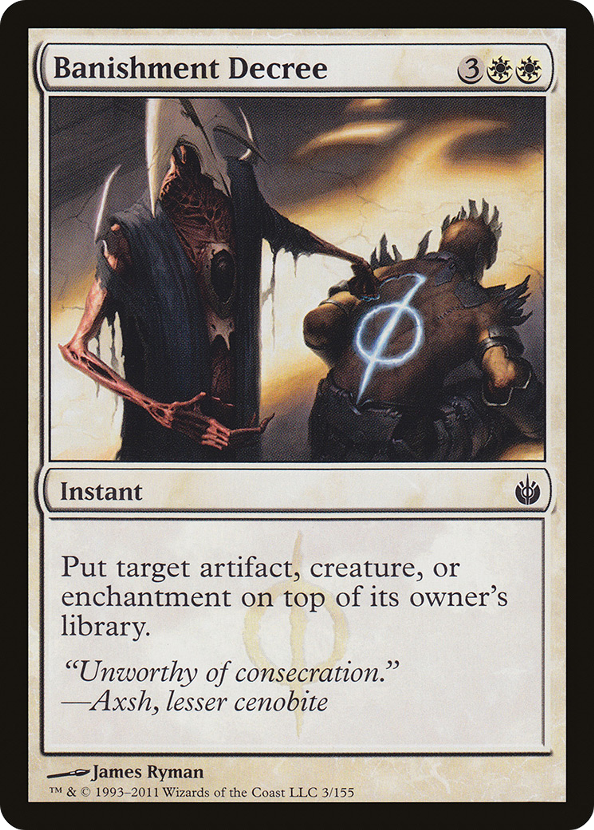 Banishment Decree — Mirrodin Besieged — Magic: The Gathering