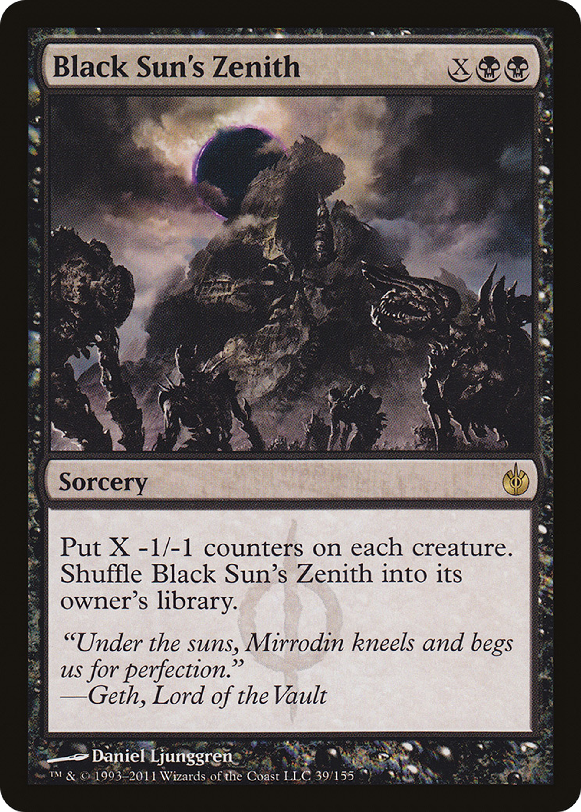 Black Sun's Zenith — Mirrodin Besieged — Magic: The Gathering
