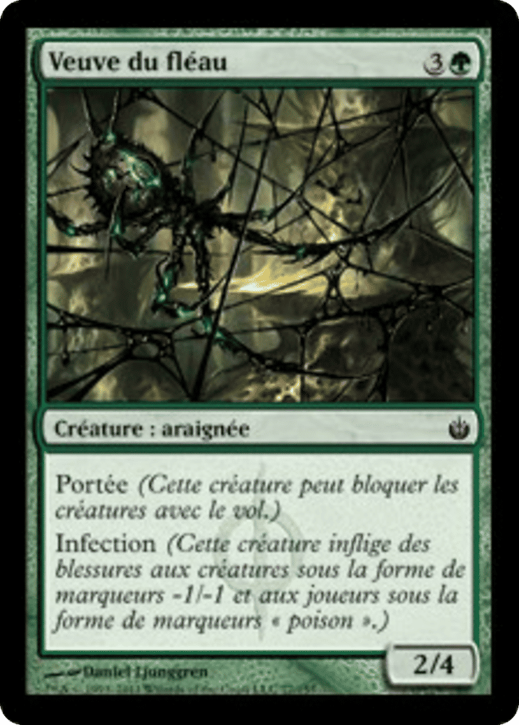 Veuve du fléau — Mirrodin Besieged — Magic: The Gathering