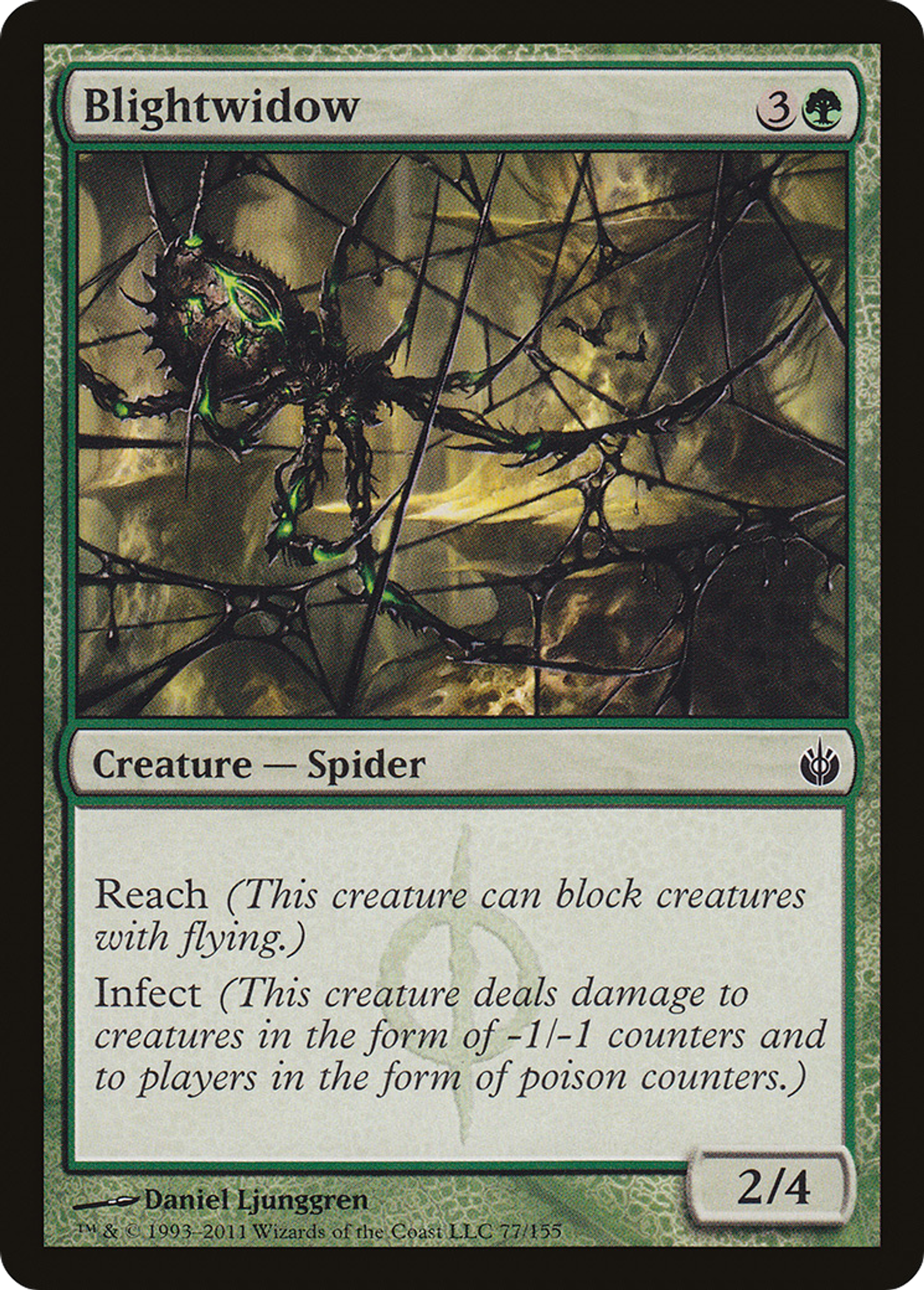 Blightwidow — Mirrodin Besieged — Magic: The Gathering
