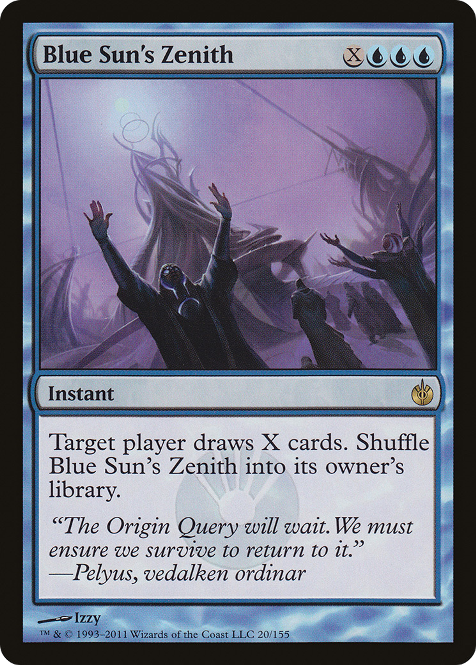 Blue Sun's Zenith — Mirrodin Besieged — Magic: The Gathering