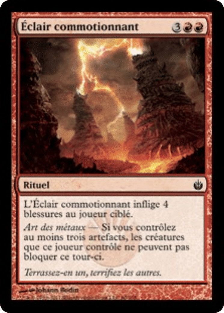 Éclair commotionnant — Mirrodin Besieged — Magic: The Gathering