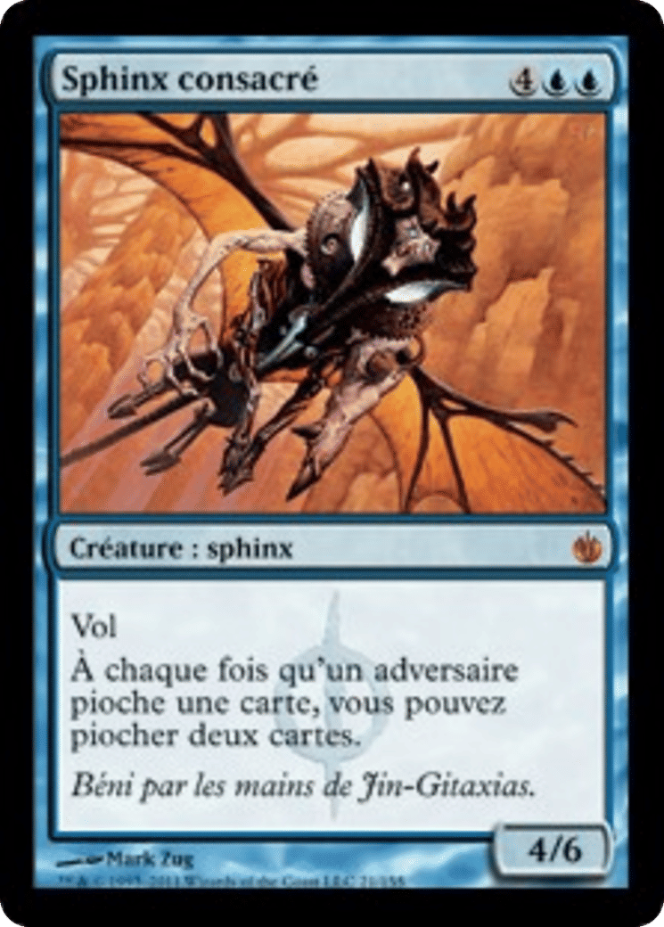 Sphinx consacré — Mirrodin Besieged — Magic: The Gathering