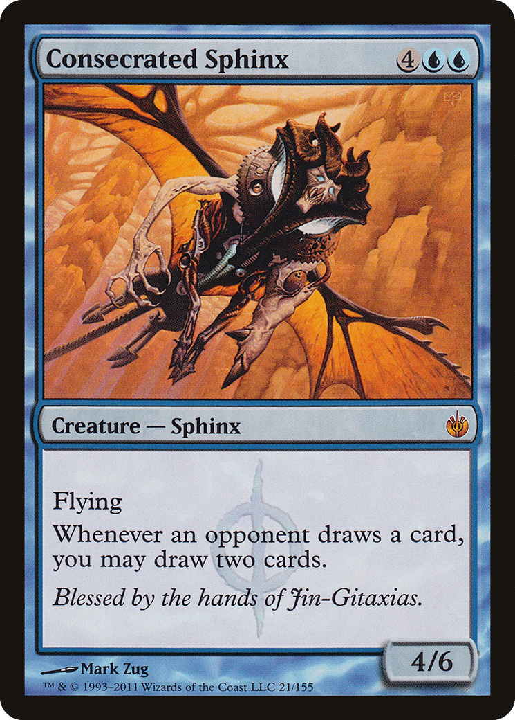 Consecrated Sphinx — Mirrodin Besieged — Magic: The Gathering
