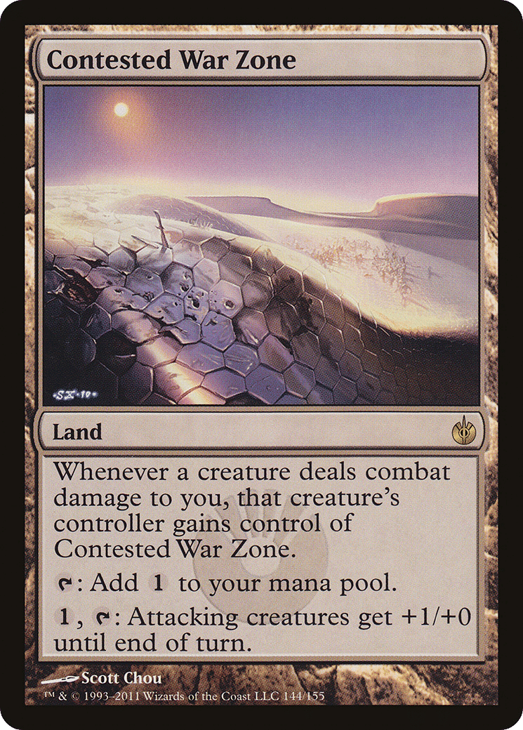Contested War Zone — Mirrodin Besieged — Magic: The Gathering