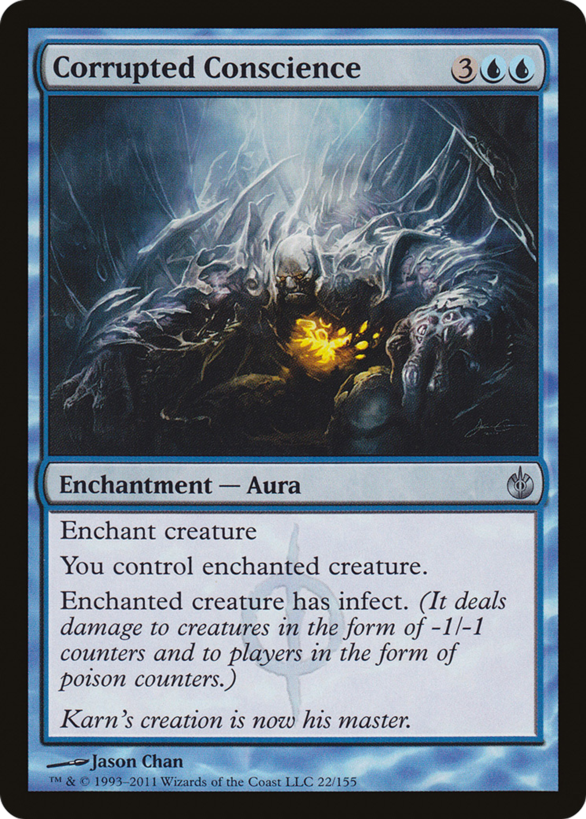 Corrupted Conscience — Mirrodin Besieged — Magic: The Gathering