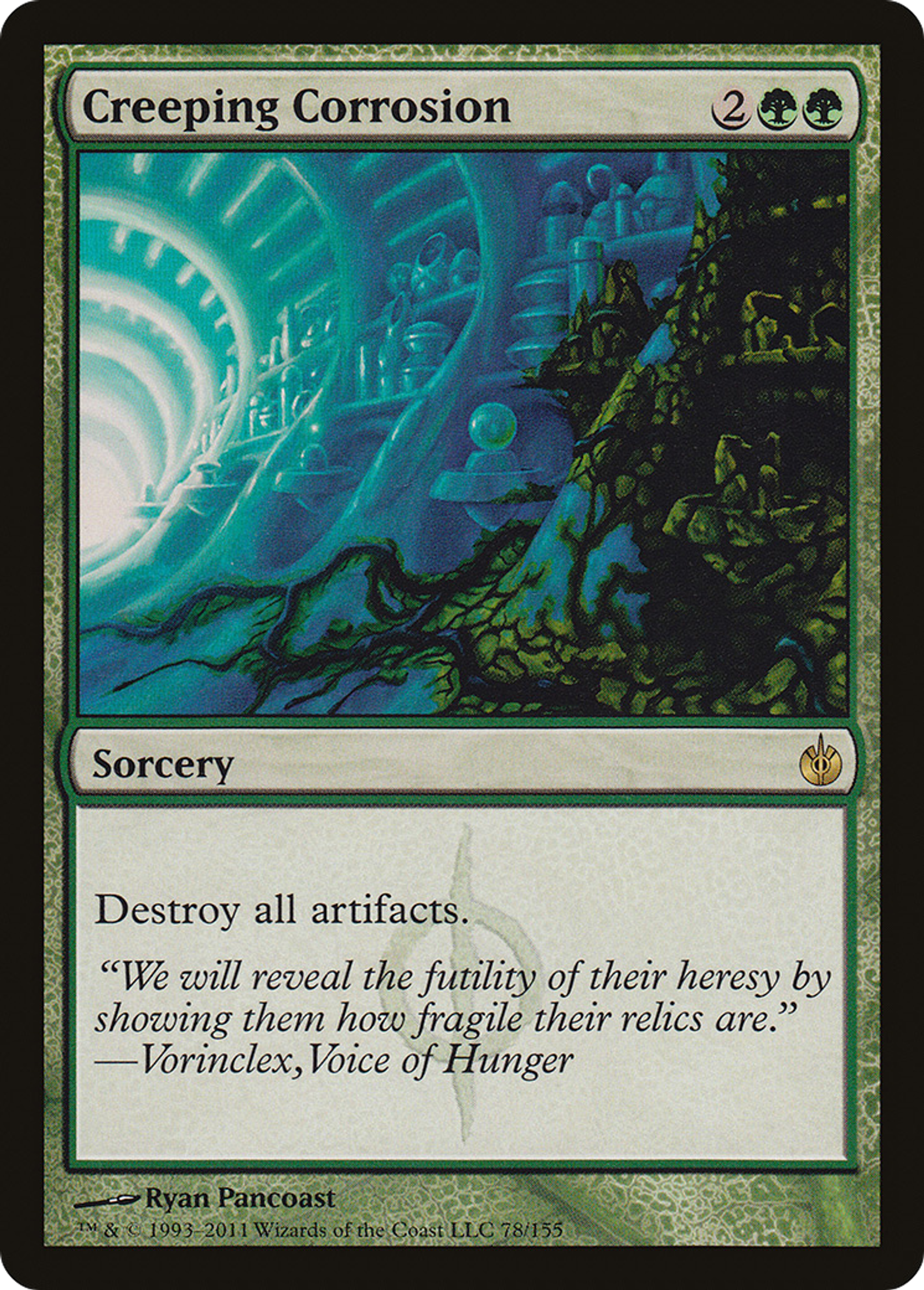 Creeping Corrosion — Mirrodin Besieged — Magic: The Gathering