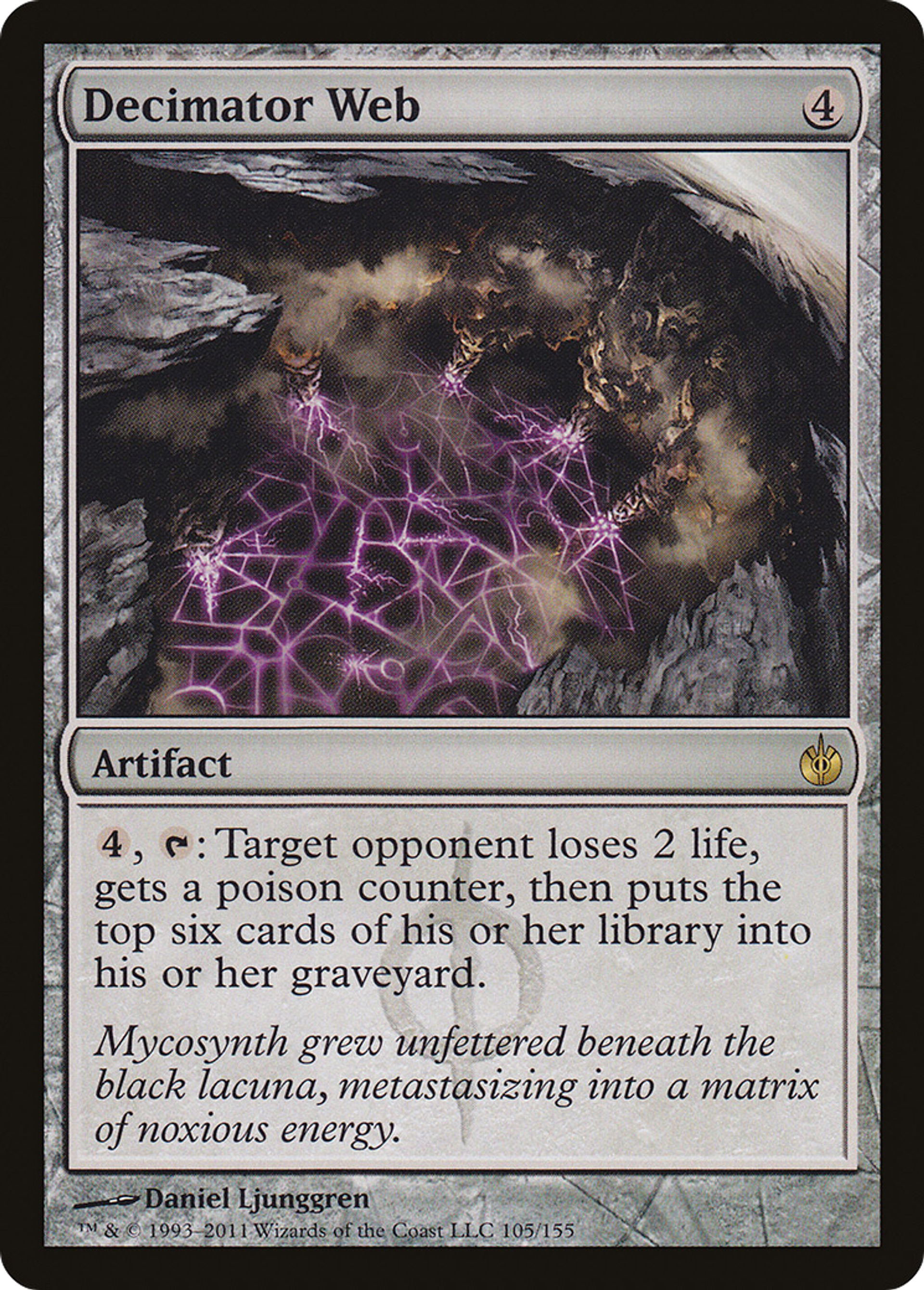 Toile de décimation — Mirrodin Besieged — Magic: The Gathering