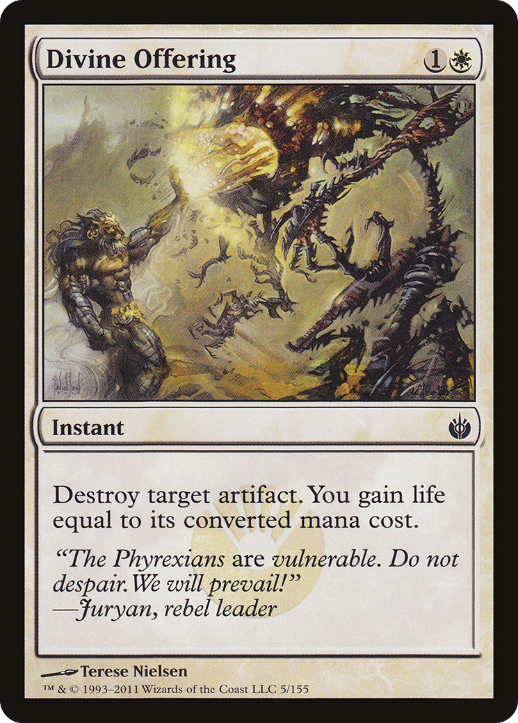 Divine Offering — Mirrodin Besieged — Magic: The Gathering