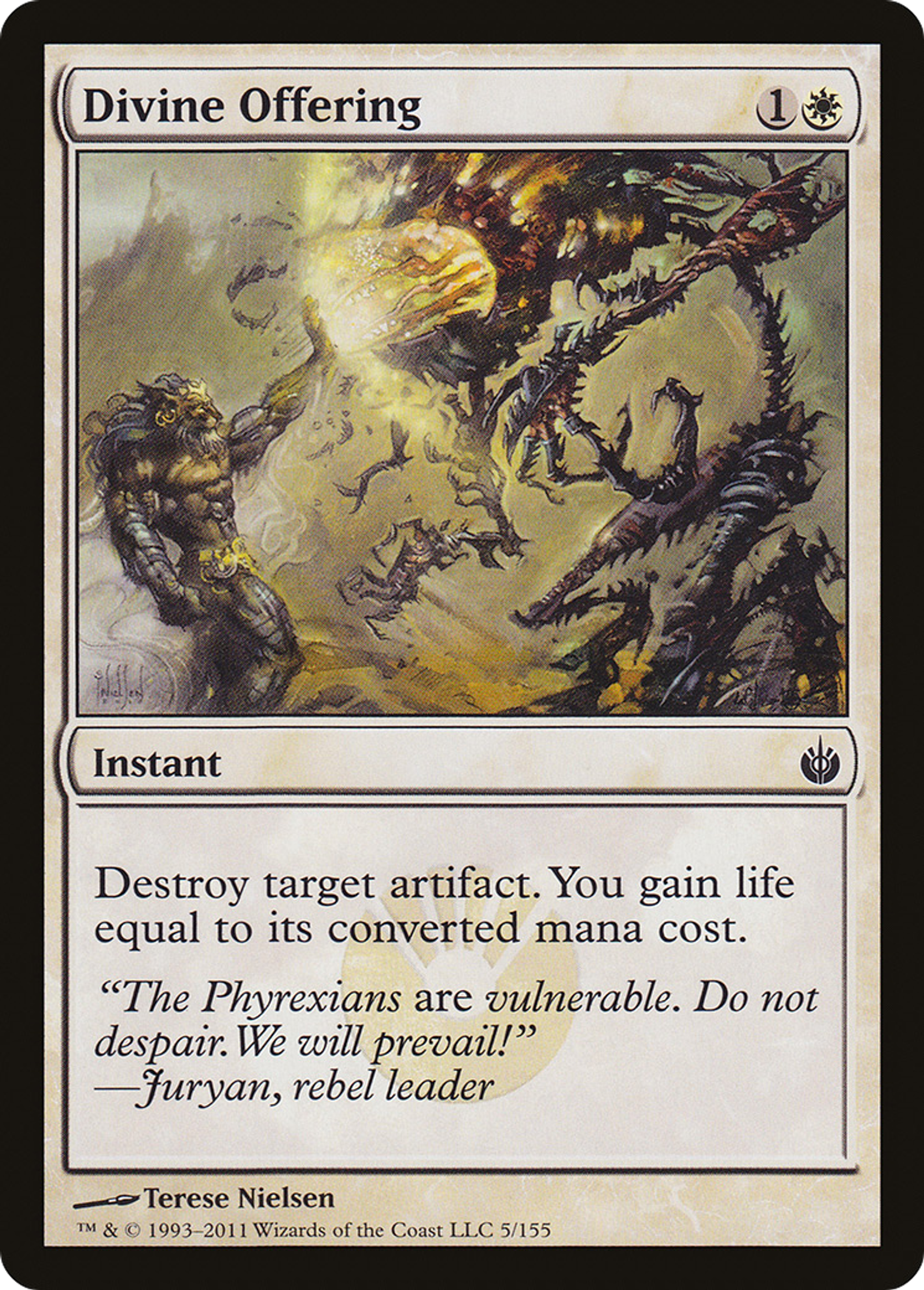 Divine Offering — Mirrodin Besieged — Magic: The Gathering