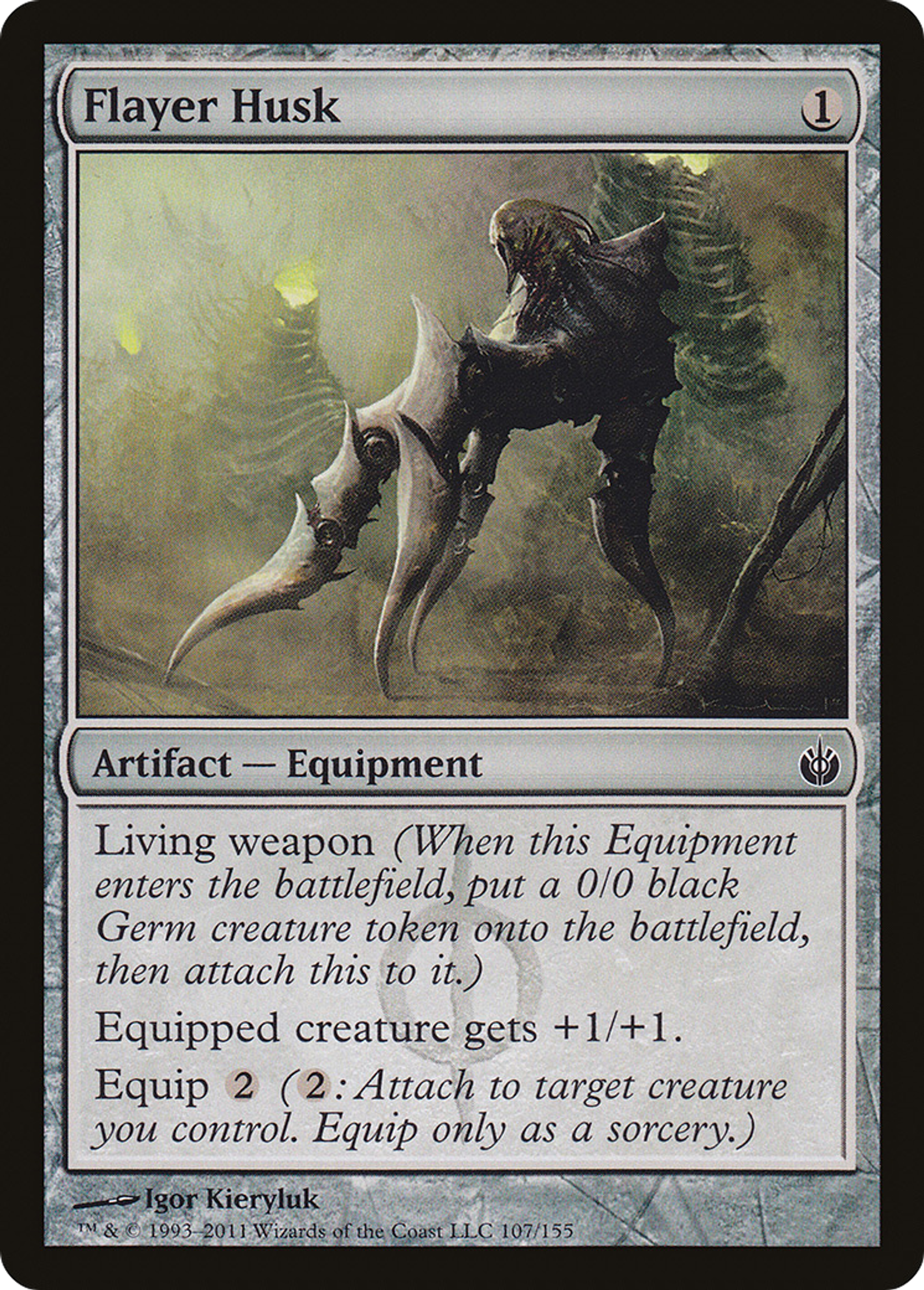 Carapace écorcheuse — Mirrodin Besieged — Magic: The Gathering