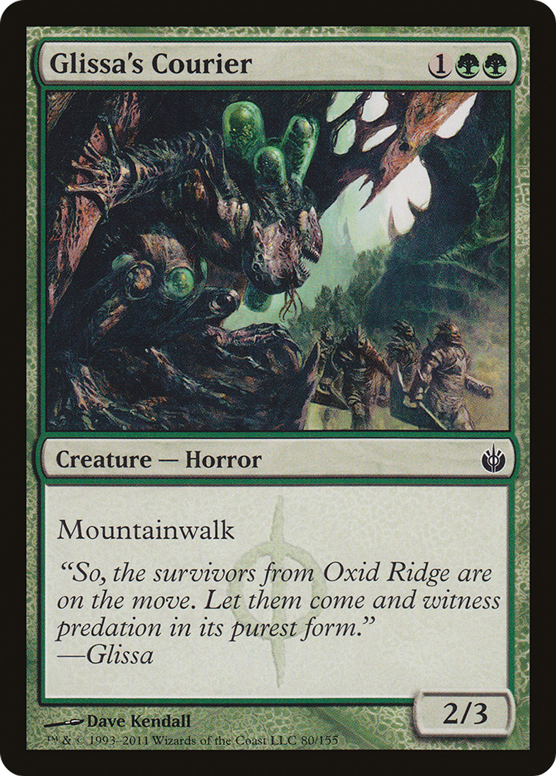 Glissa's Courier — Mirrodin Besieged — Magic: The Gathering