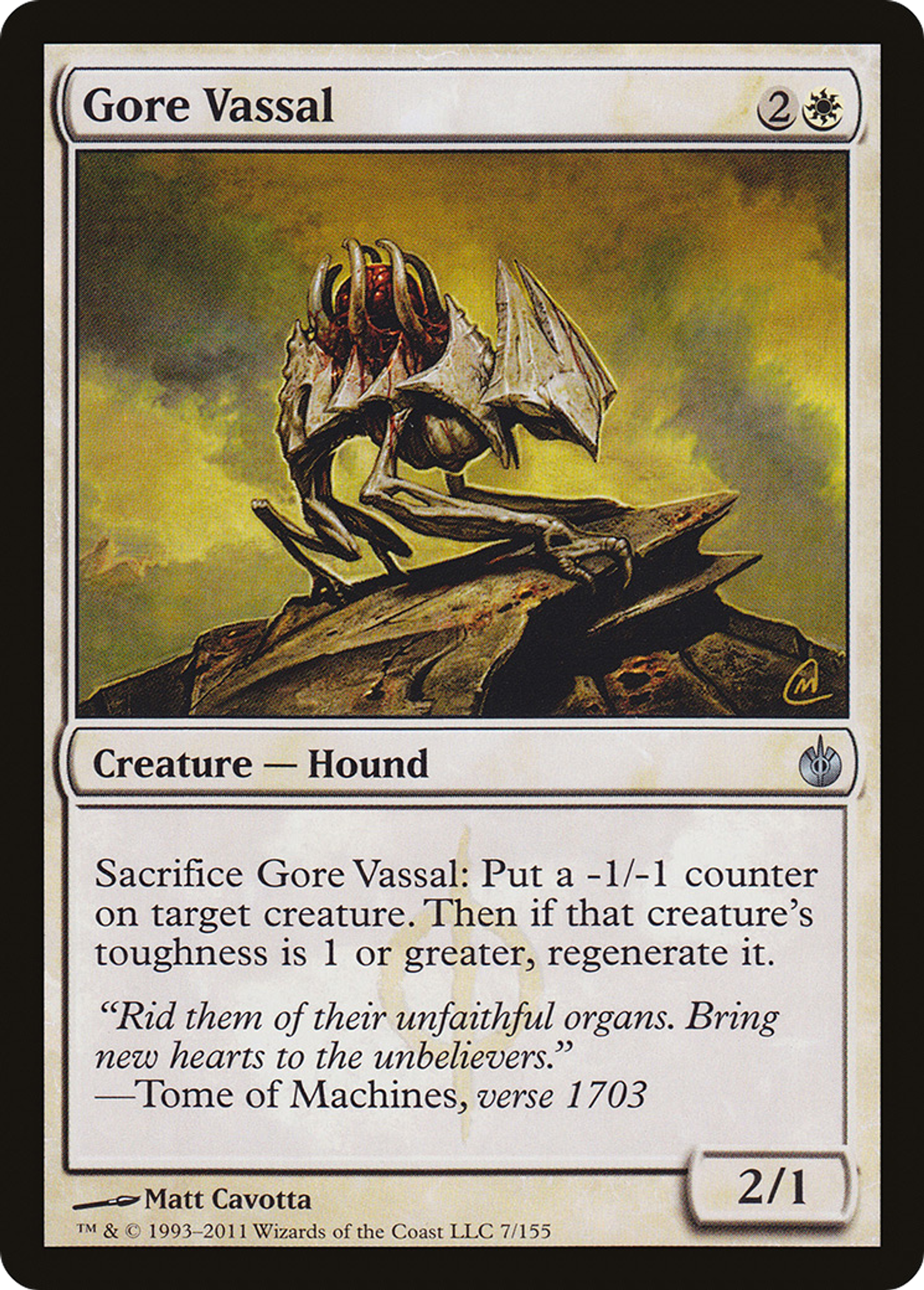 Gore Vassal — Mirrodin Besieged — Magic: The Gathering