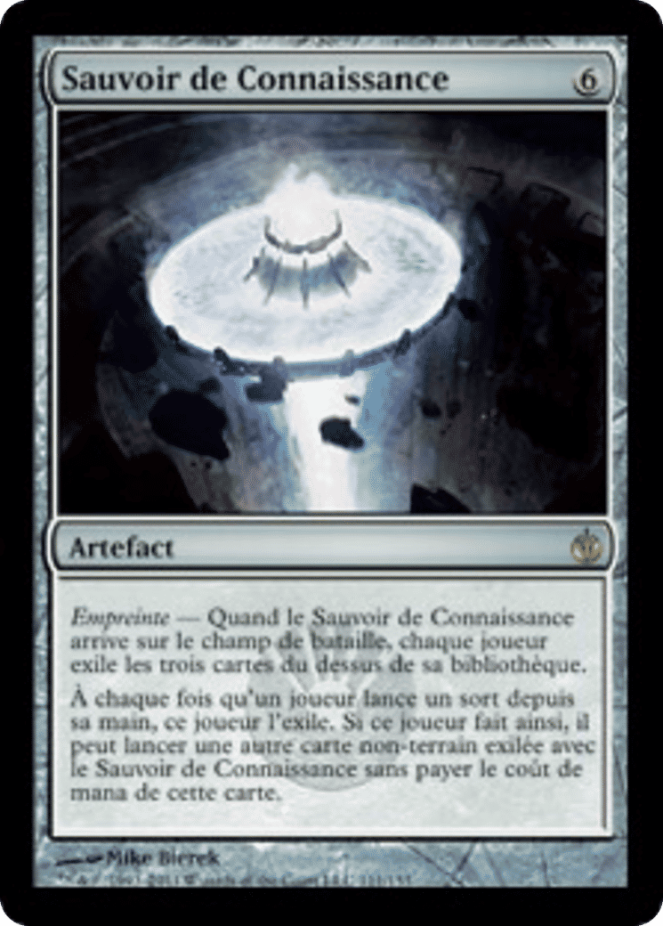 Sauvoir de Connaissance — Mirrodin Besieged — Magic: The Gathering