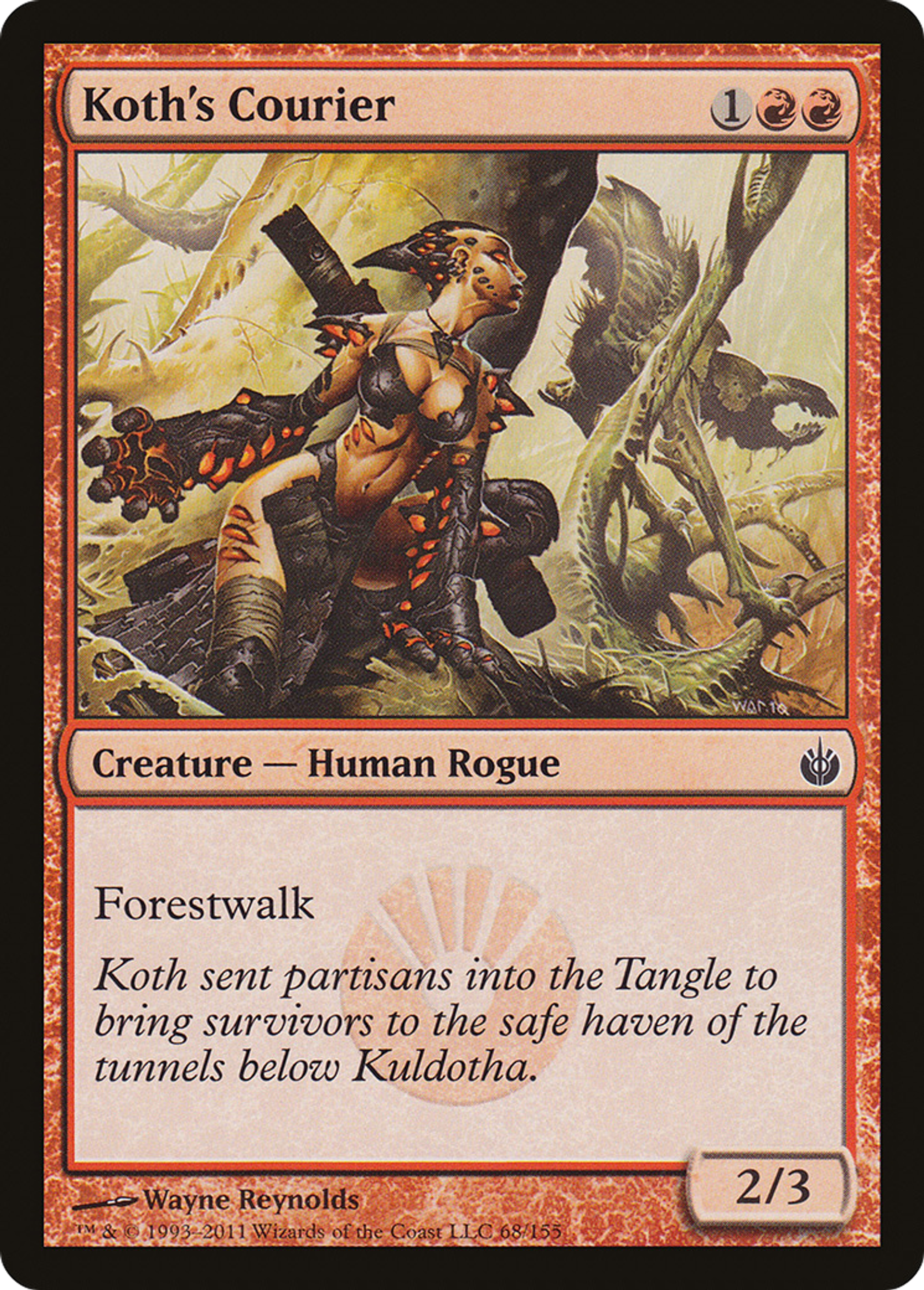 Koth's Courier — Mirrodin Besieged — Magic: The Gathering