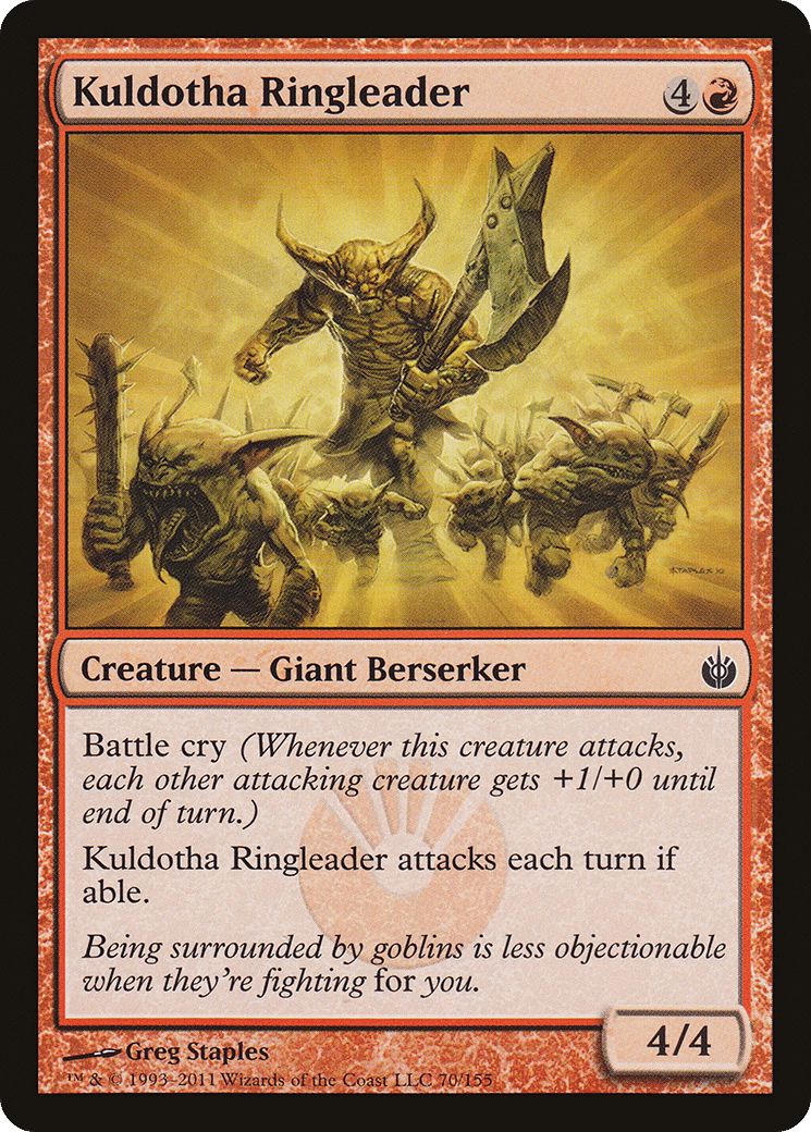 Kuldotha Ringleader — Mirrodin Besieged — Magic: The Gathering