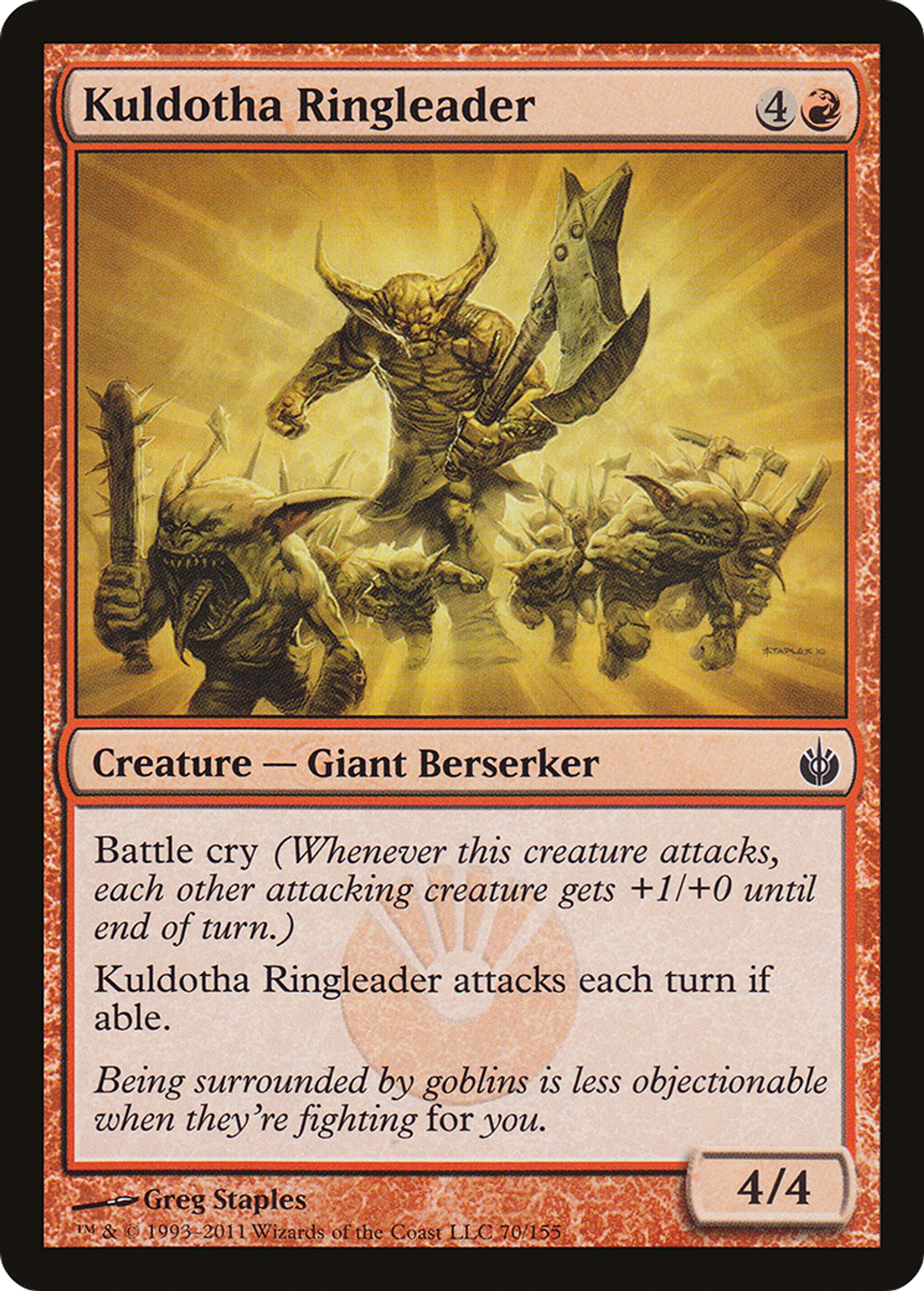 Kuldotha Ringleader — Mirrodin Besieged — Magic: The Gathering