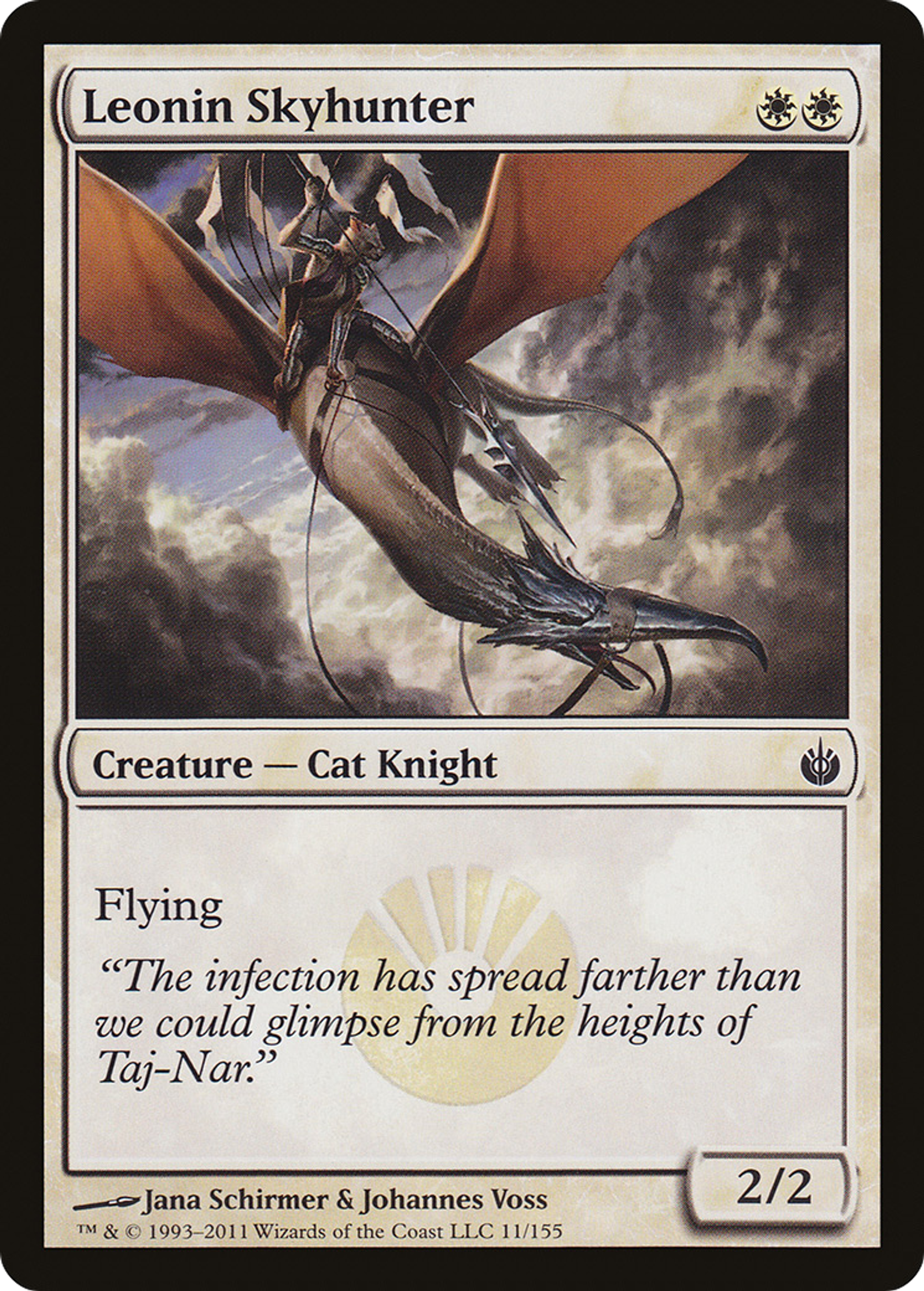 Leonin Skyhunter — Mirrodin Besieged — Magic: The Gathering