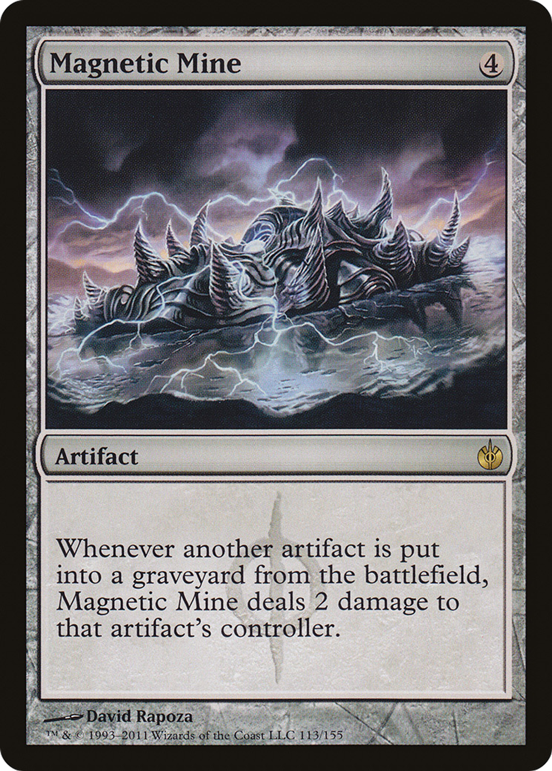 Mine magnétique — Mirrodin Besieged — Magic: The Gathering