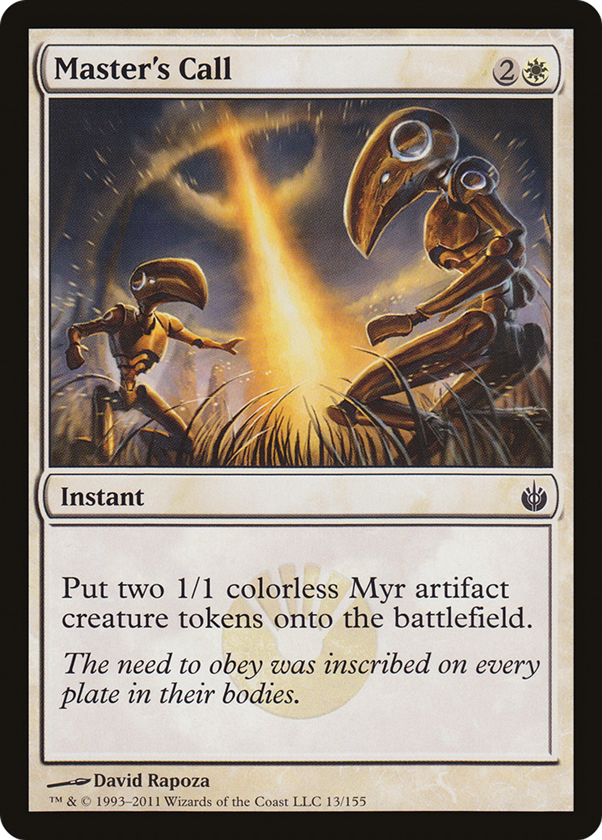 Master's Call — Mirrodin Besieged — Magic: The Gathering